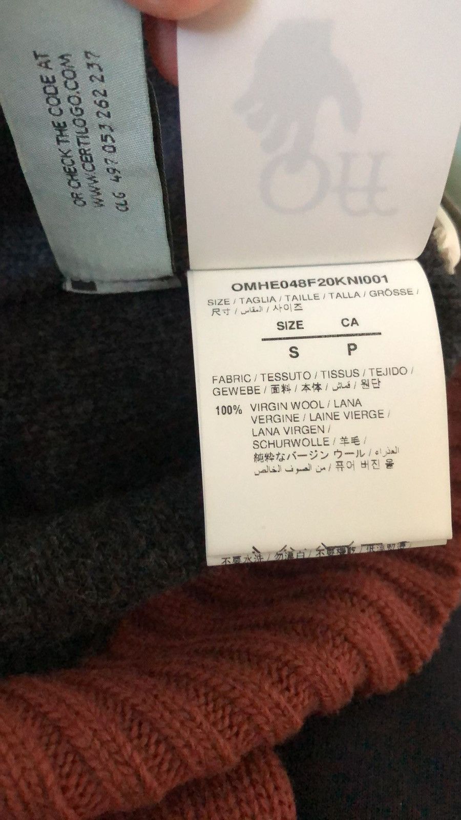 Off-White Off-White FW20 Sweater Men Multicolor Size US S / EU 44-46 / 1 - 17 Thumbnail