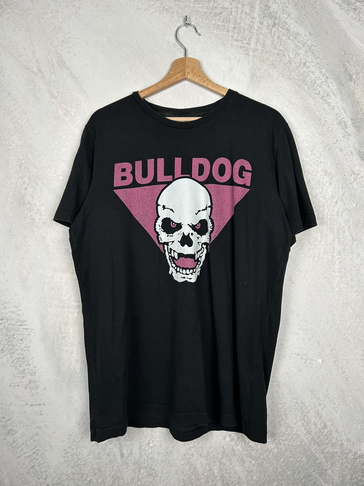 Vintage Vintage Bulldog Graphic Tee Skull Horror 90s Y2K Size US L / EU 52-54 / 3 - 1 Thumbnail