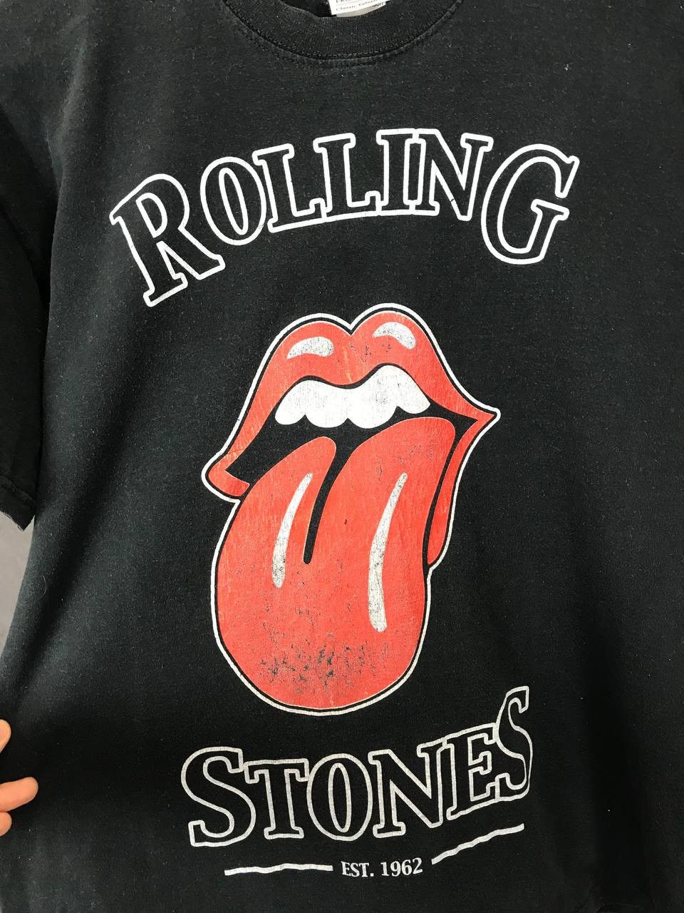 Band Tees The Rolling Stones vintage rock band overprinted tee Size US M / EU 48-50 / 2 - 4 Thumbnail