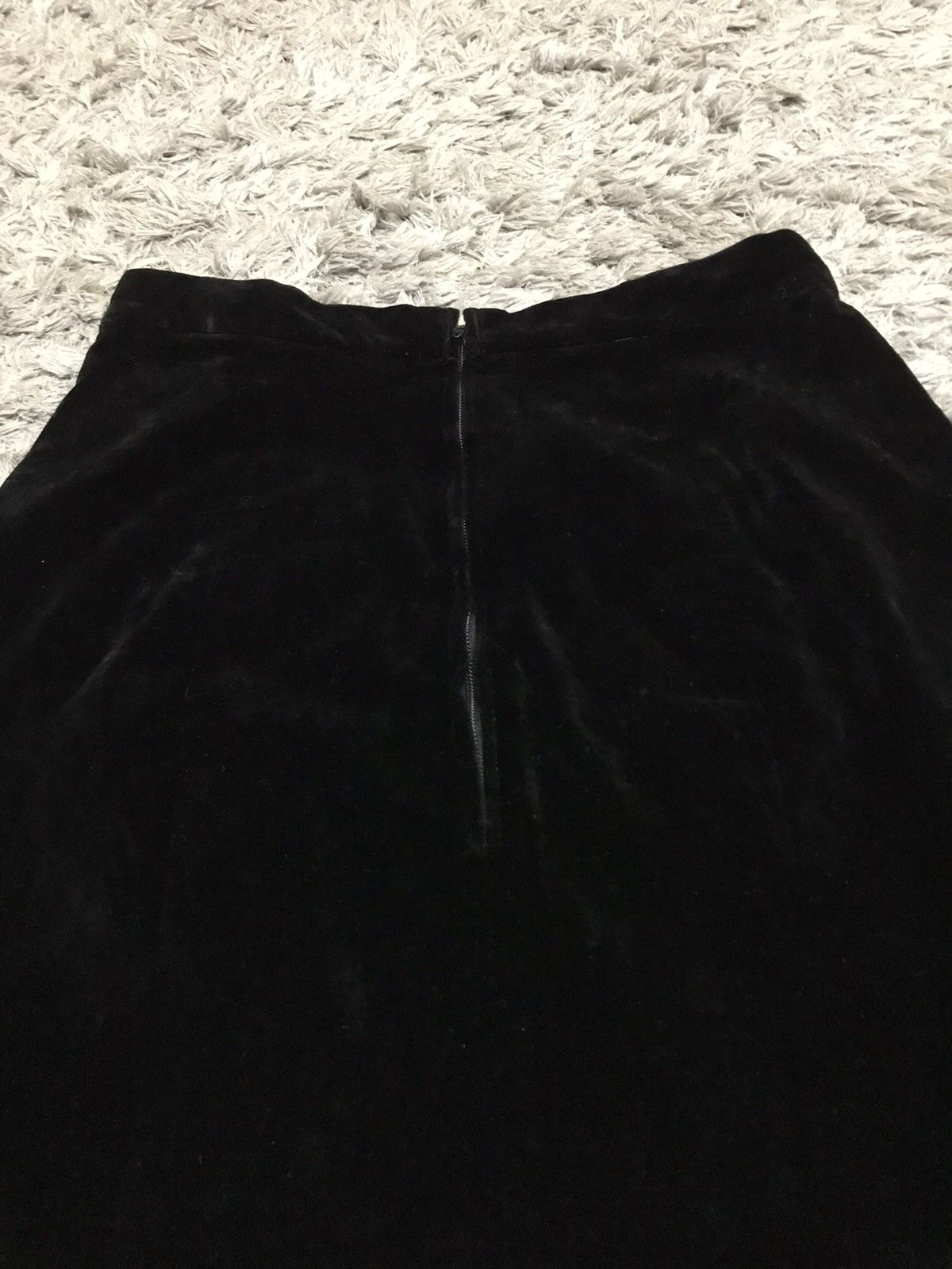 Betsey Johnson 🔥🔥🔥Vintage Betsey Johnson Luxe Velvet Mini Skirt Size 26" / US 2 / IT 38 - 6 Thumbnail