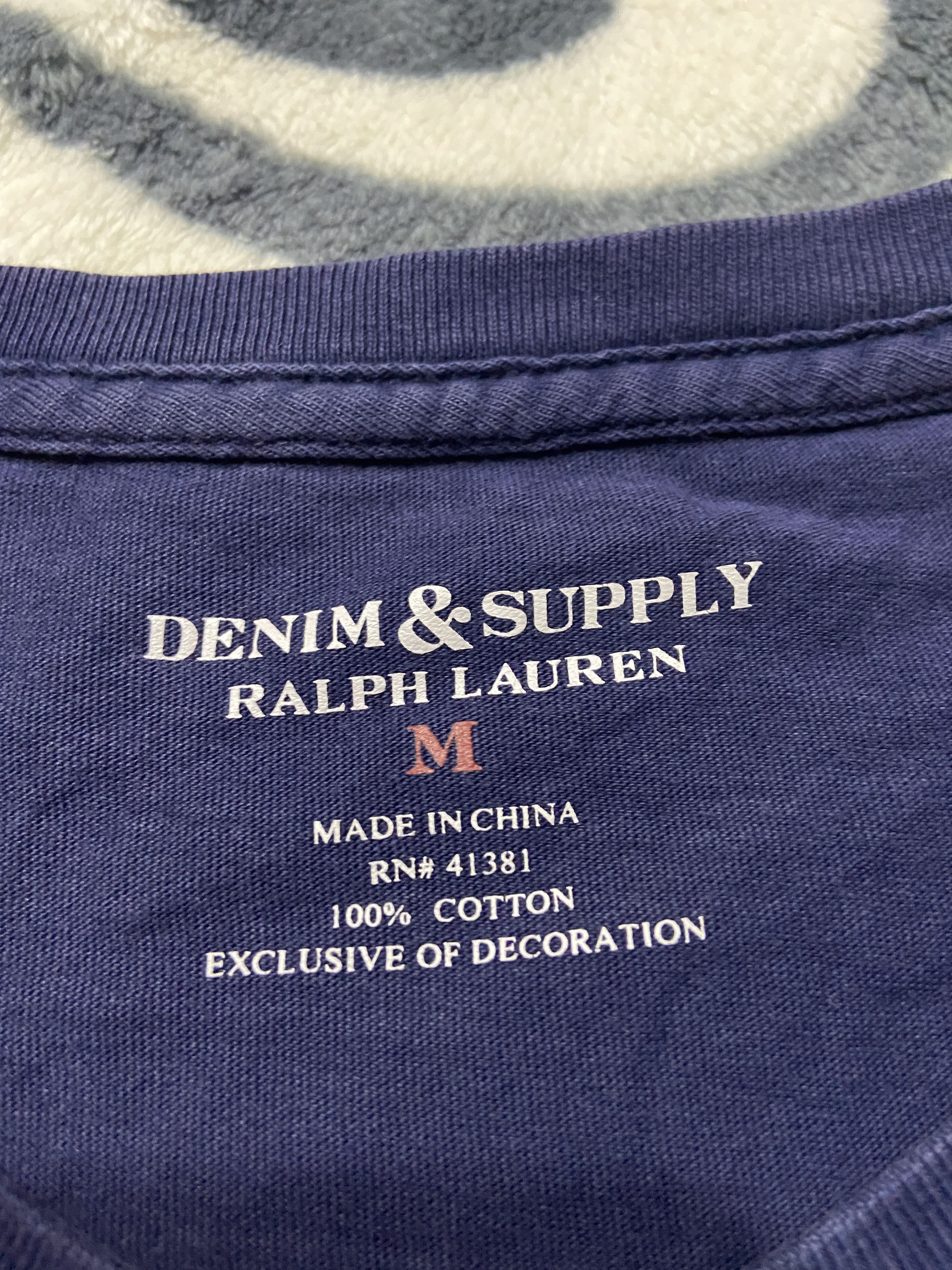 Denim & Supply Ralph Lauren Denim And Supply Ralph Lauren Mens T-Shirt Tee USA Flag Size US M / EU 48-50 / 2 - 3 Thumbnail
