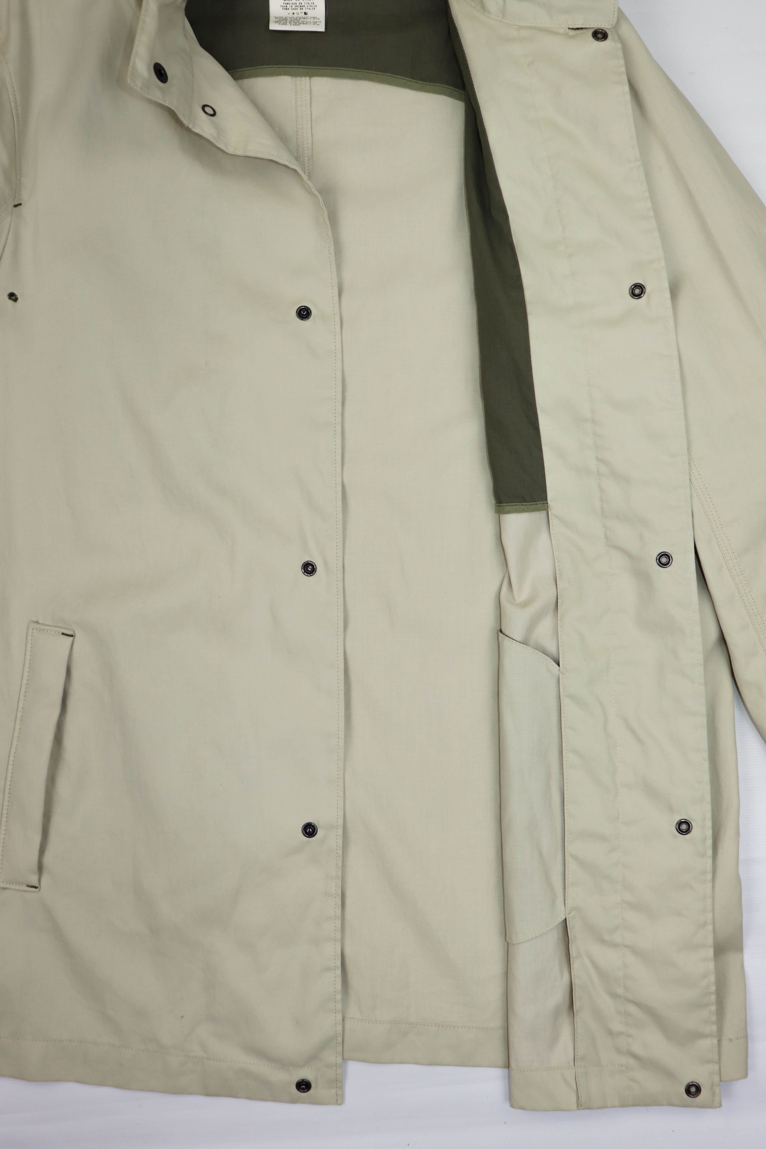 Gianfranco Ferre Ferre Jeans Men's Cream Beige Light Cotton Coat Jacket Size US L / EU 52-54 / 3 - 9 Thumbnail