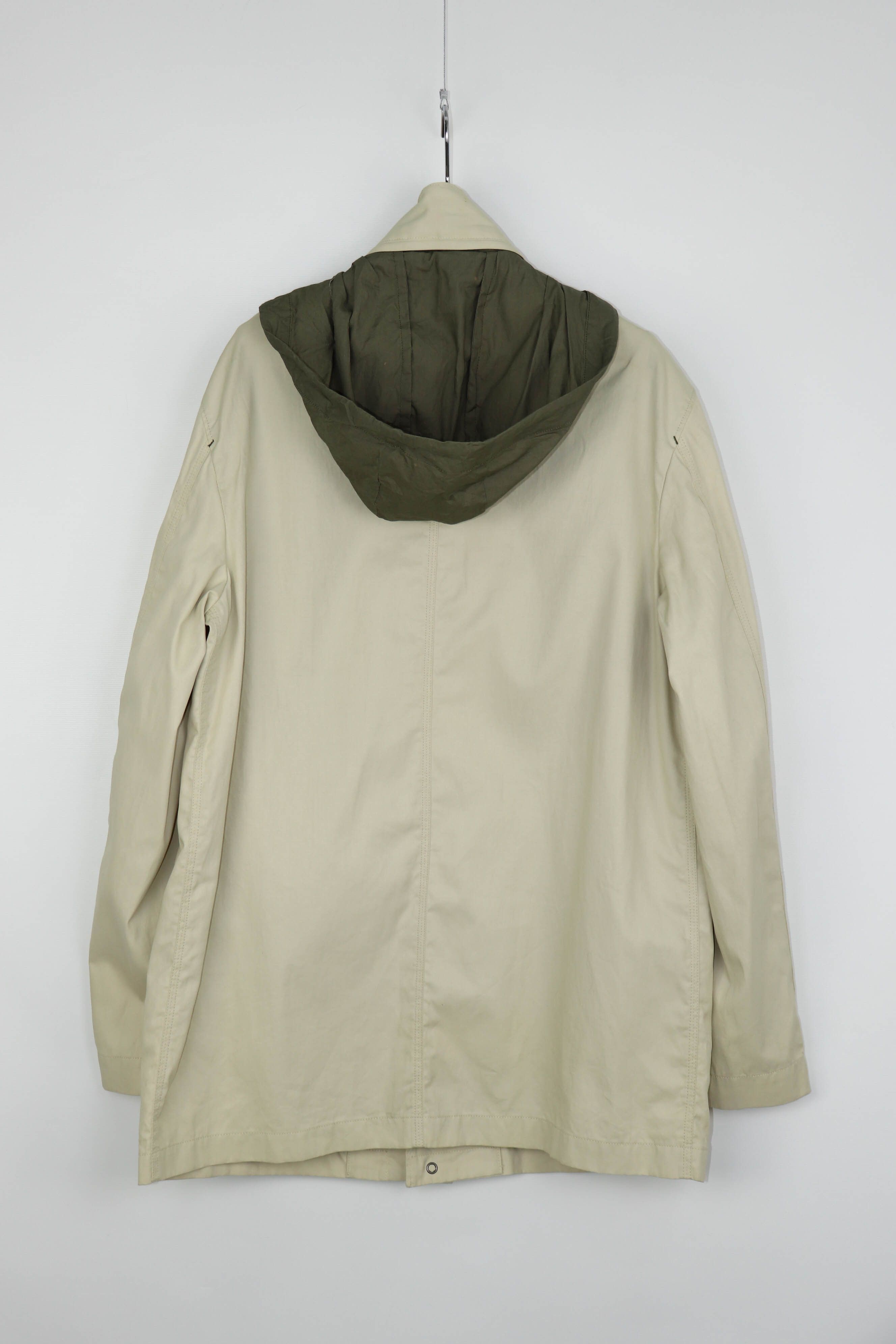 Gianfranco Ferre Ferre Jeans Men's Cream Beige Light Cotton Coat Jacket Size US L / EU 52-54 / 3 - 2 Thumbnail