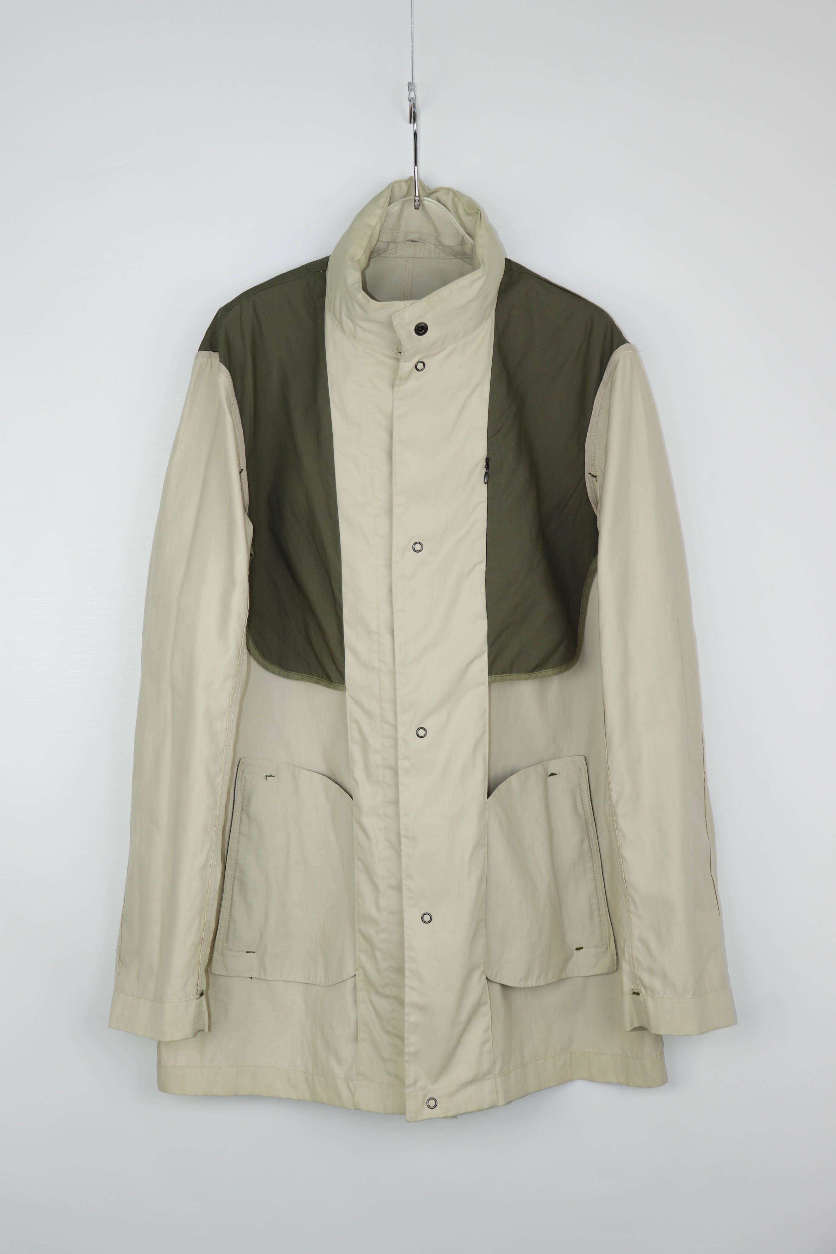 Gianfranco Ferre Ferre Jeans Men's Cream Beige Light Cotton Coat Jacket Size US L / EU 52-54 / 3 - 14 Thumbnail