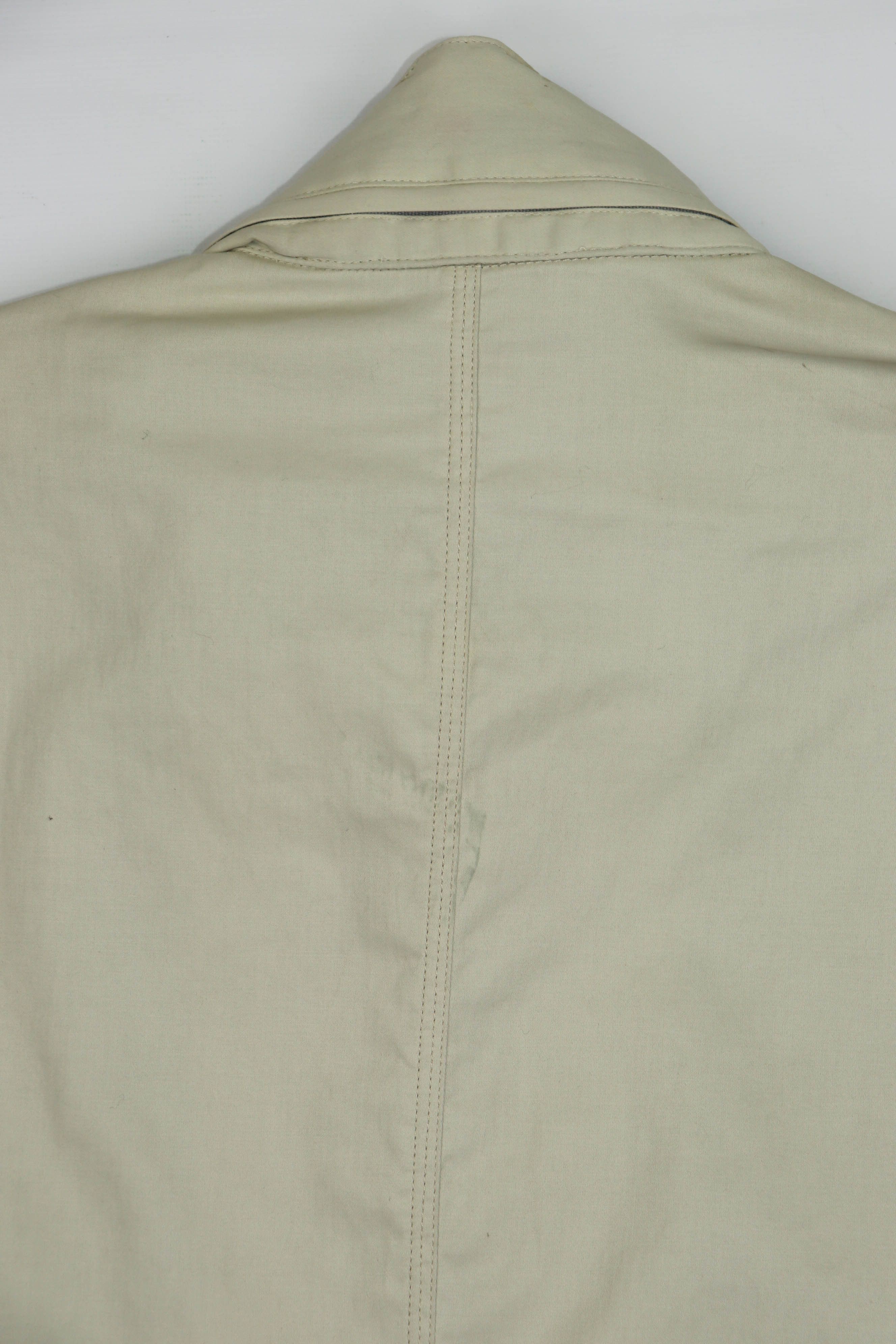 Gianfranco Ferre Ferre Jeans Men's Cream Beige Light Cotton Coat Jacket Size US L / EU 52-54 / 3 - 11 Thumbnail