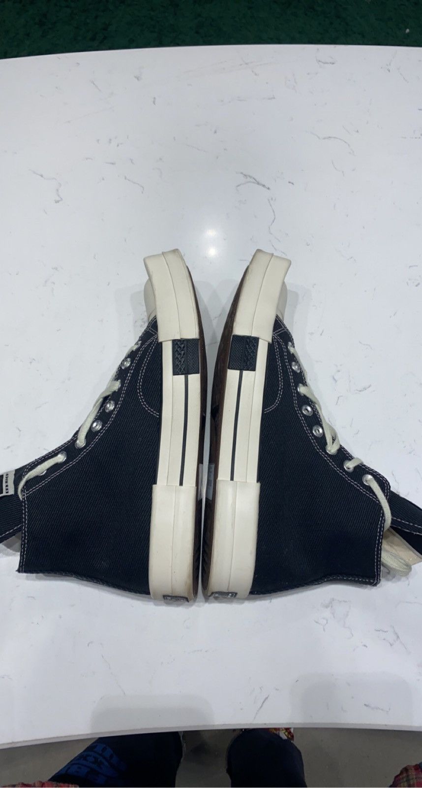 Converse Rick Owens converse high turbodrk Size US 11 / EU 44 - 2 Thumbnail