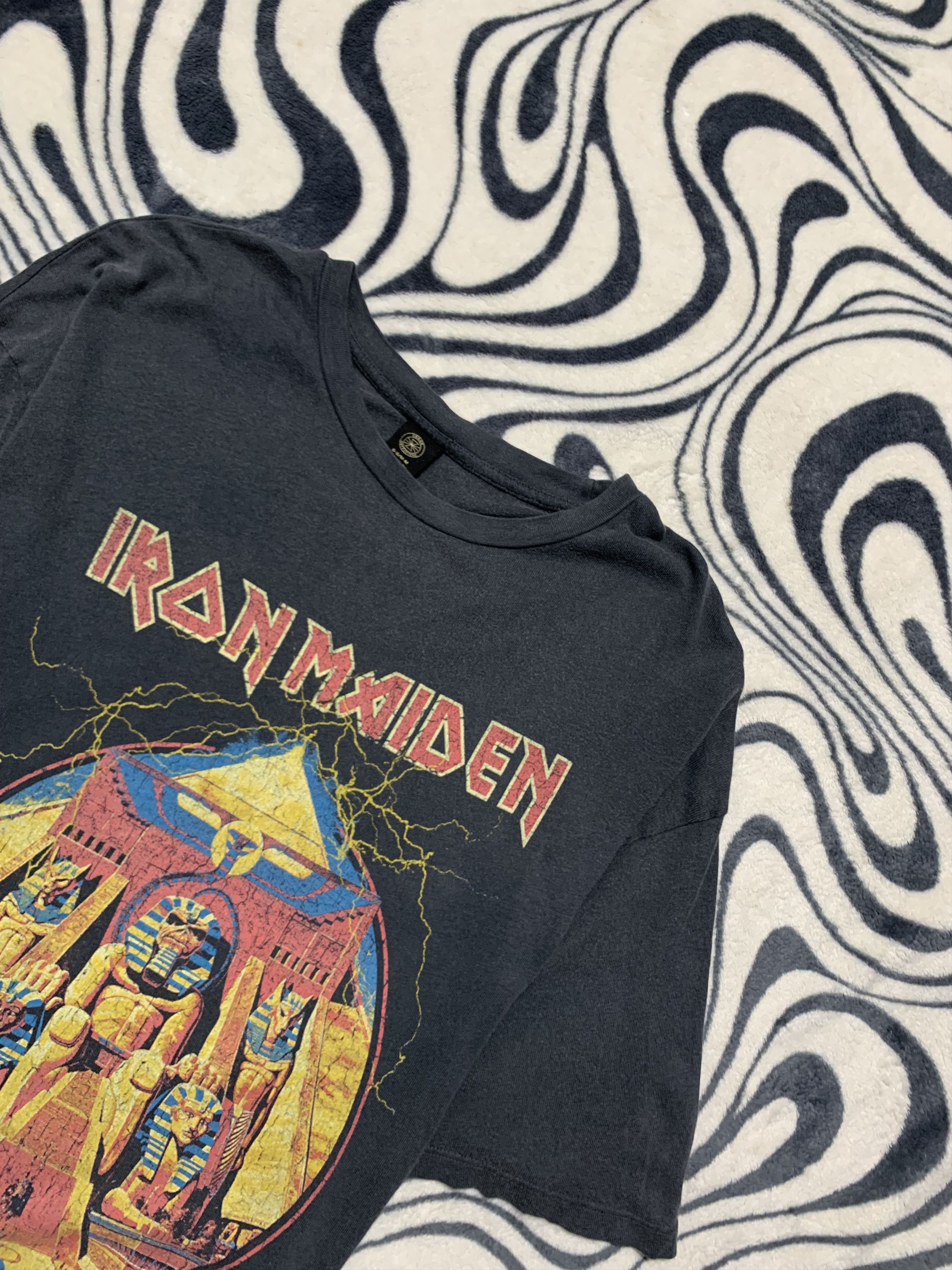 Band Tees × Iron Maiden Iron Maiden 2019 Rock T-Shirt Size US XL / EU 56 / 4 - 2 Thumbnail