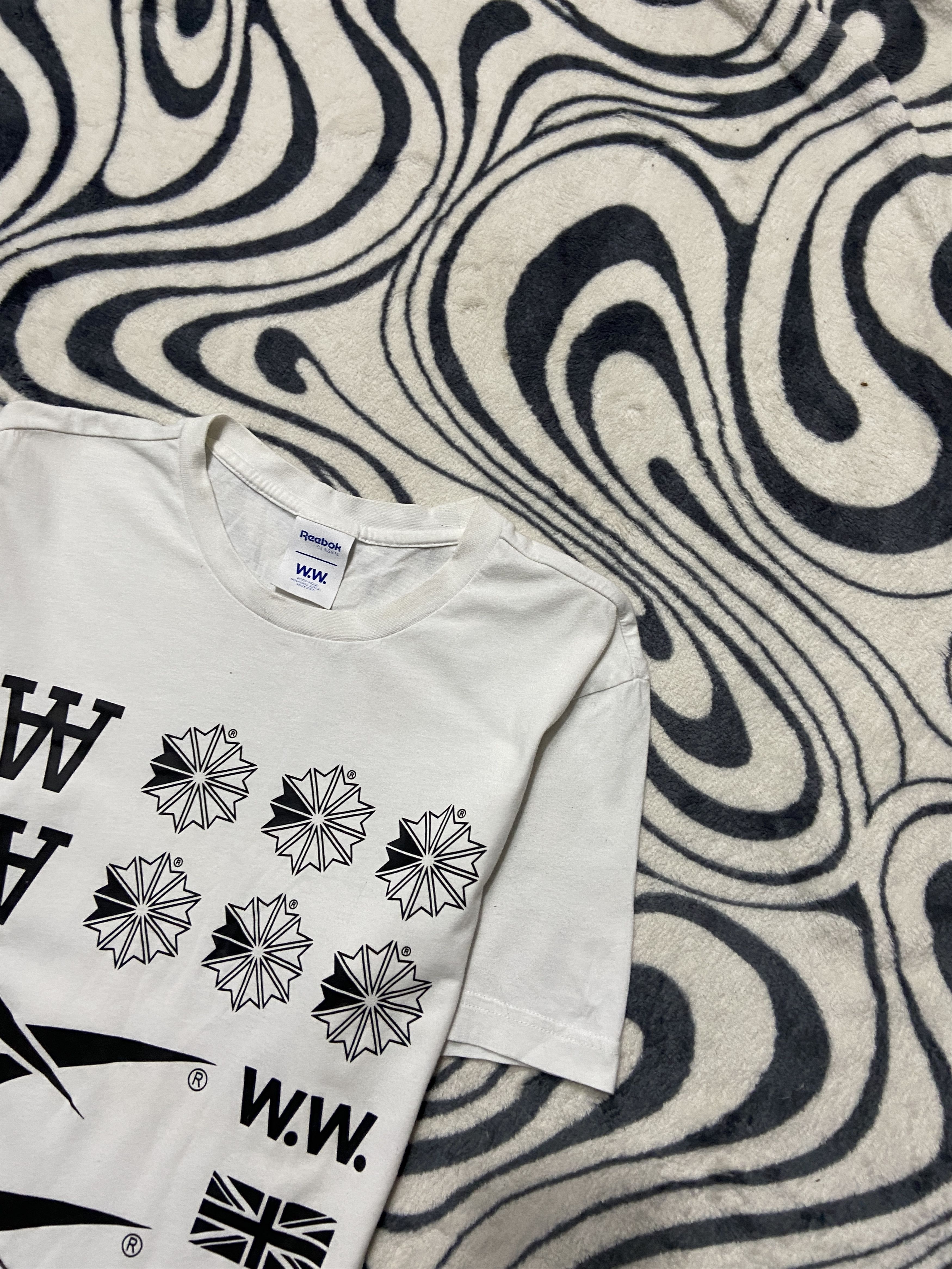 Reebok × Wood Wood Reebok x Wood Wood Mens T-Shirt Tee Size US XS / EU 42 / 0 - 2 Thumbnail