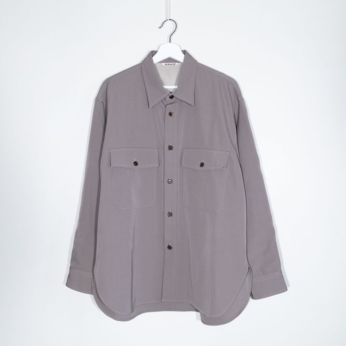 AURALEE WOOL MAX GABARDINE SHIRTS - シャツ