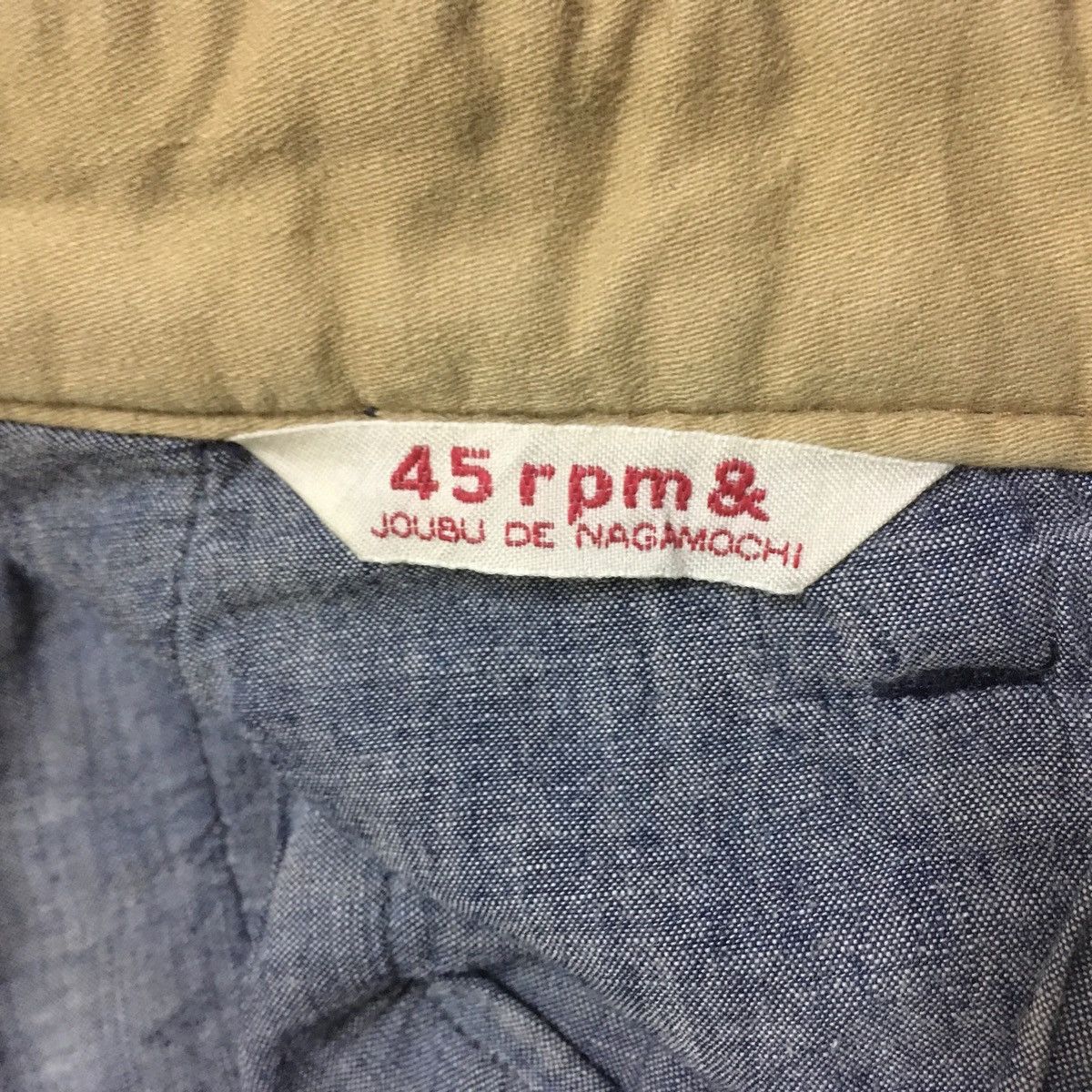 45rpm × Vintage Rare Design Vintage Japanese Brand 45rpm Wool Pants 1990s Size US 32 / EU 48 - 7 Thumbnail