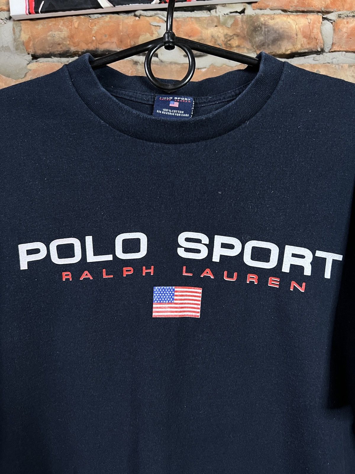 Polo Ralph Lauren Vintage Polo Sport T-Shirt Size US M / EU 48-50 / 2 - 2 Thumbnail