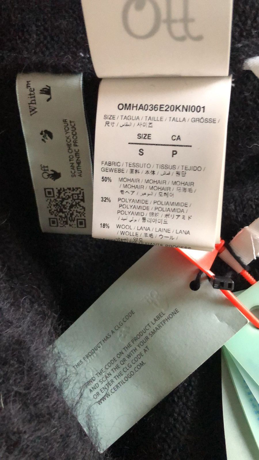 Off-White Off-White Classic Arrow Logo Printing Pullover Knit Black Size US S / EU 44-46 / 1 - 9 Thumbnail
