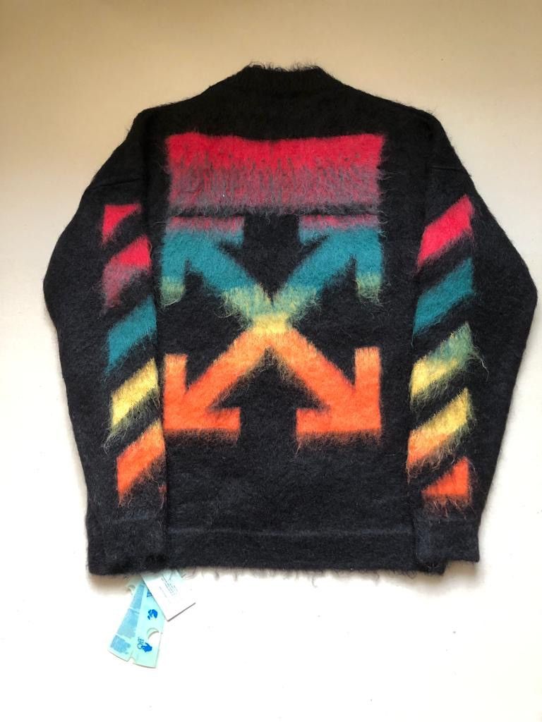 Off-White Off-White Classic Arrow Logo Printing Pullover Knit Black Size US S / EU 44-46 / 1 - 1 Thumbnail