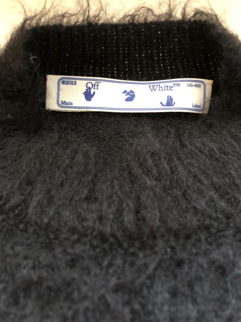 Off-White Off-White Classic Arrow Logo Printing Pullover Knit Black Size US S / EU 44-46 / 1 - 11 Thumbnail