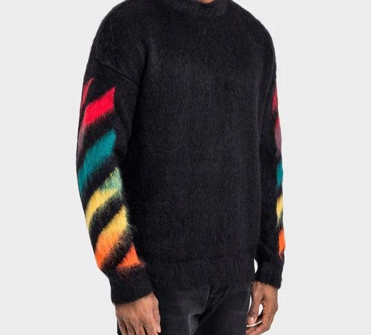 Off-White Off-White Classic Arrow Logo Printing Pullover Knit Black Size US S / EU 44-46 / 1 - 3 Thumbnail