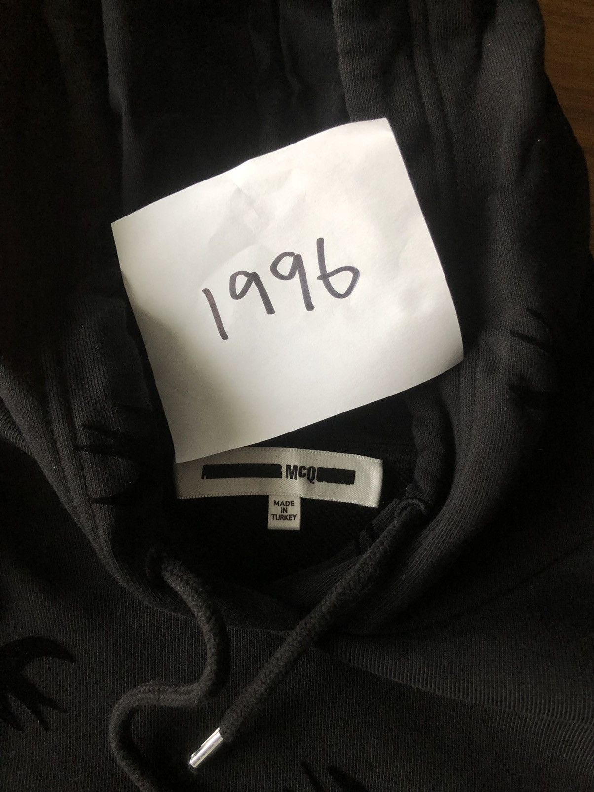 Alexander McQueen × MCQ Alexander McQueen ‘McQ’ Swallow Dress/Hoodie Size XS / US 0-2 / IT 36-38 - 3 Thumbnail