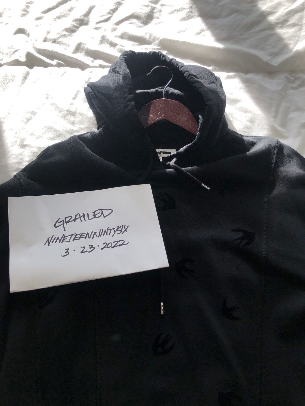 Alexander McQueen × MCQ Alexander McQueen ‘McQ’ Swallow Dress/Hoodie Size XS / US 0-2 / IT 36-38 - 5 Thumbnail