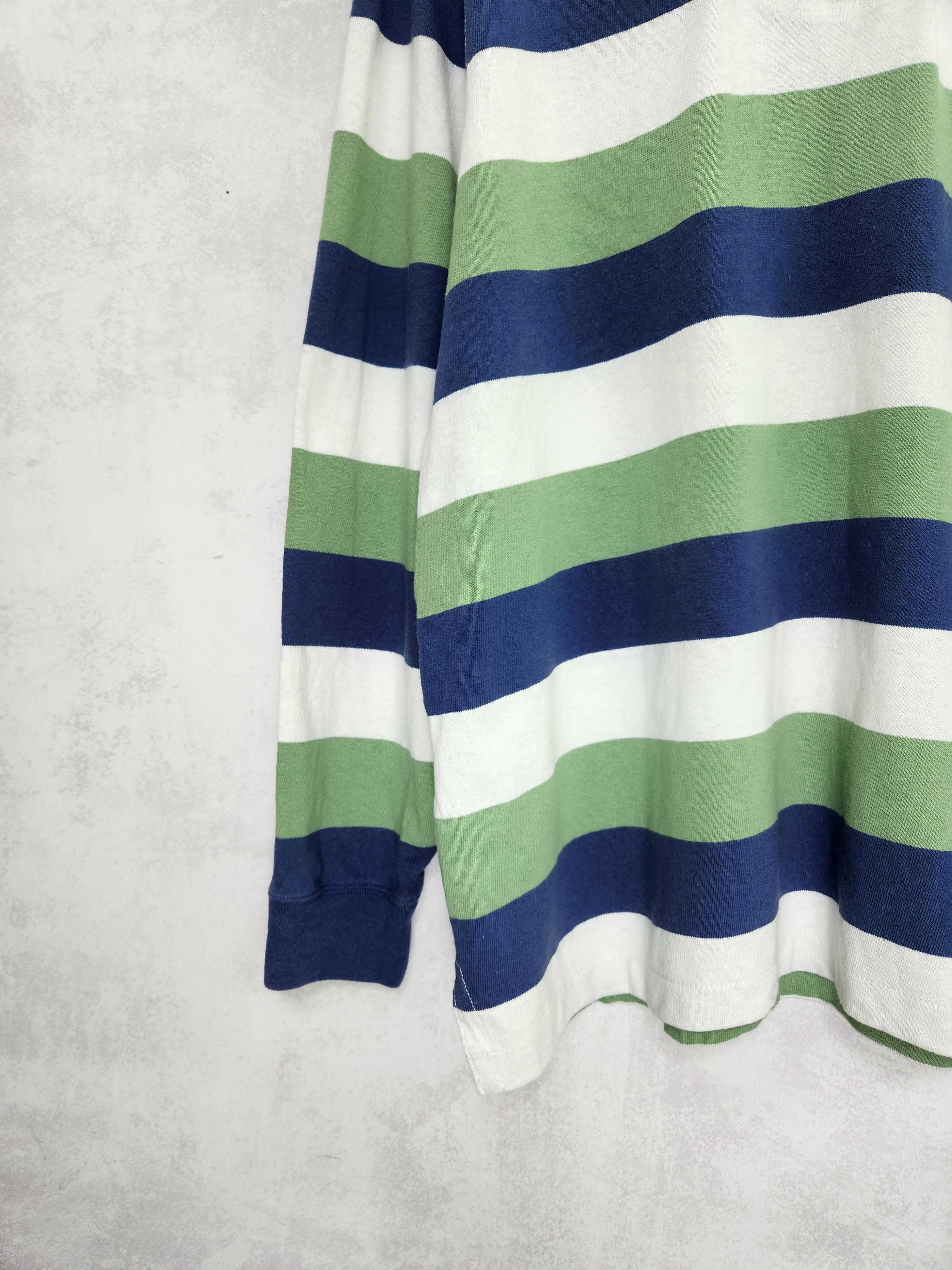 Polo Ralph Lauren Vintage Polo Ralph Lauren Rugby Polo Striped Embroidered Size US XL / EU 56 / 4 - 5 Thumbnail