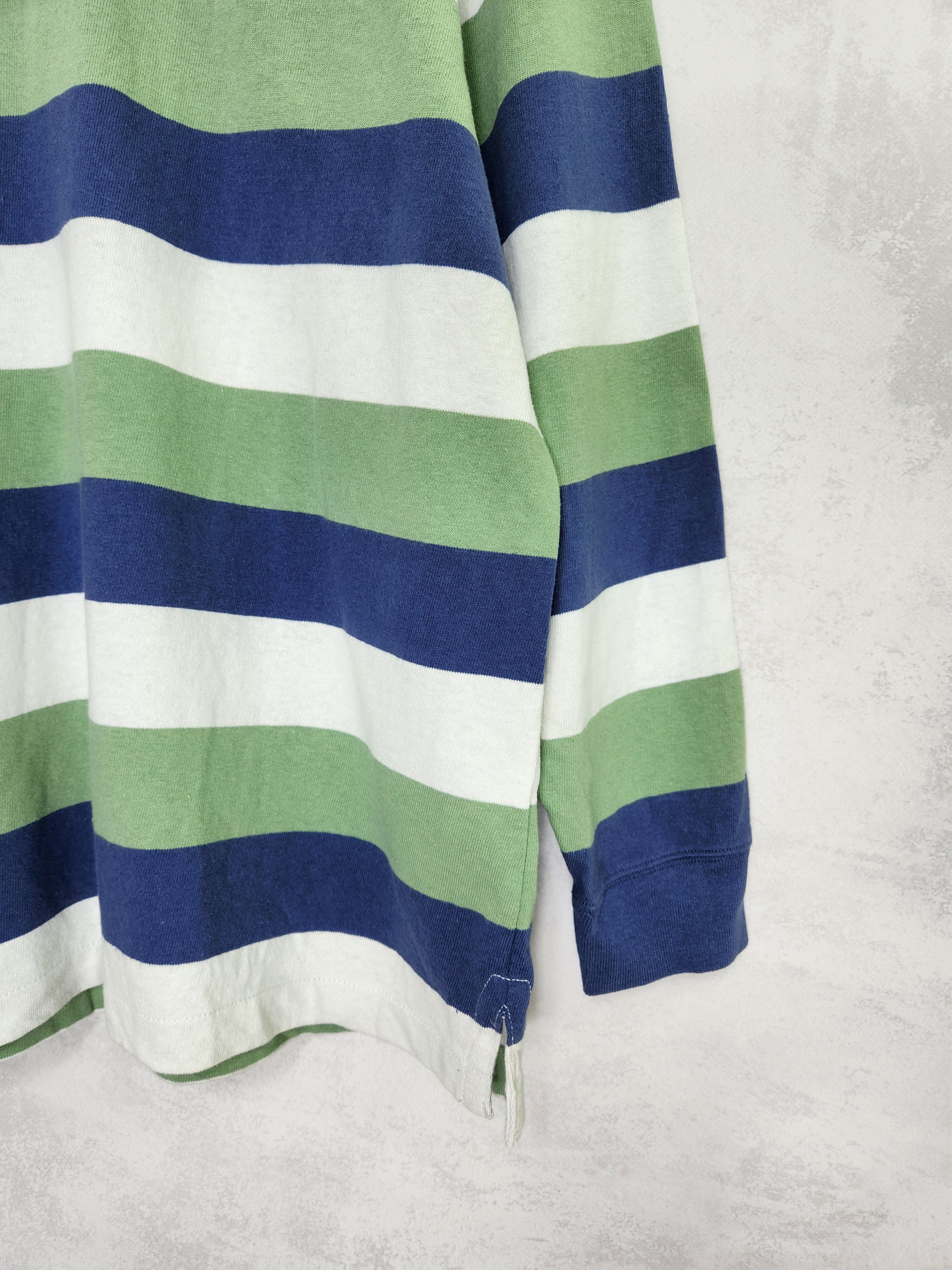 Polo Ralph Lauren Vintage Polo Ralph Lauren Rugby Polo Striped Embroidered Size US XL / EU 56 / 4 - 6 Thumbnail
