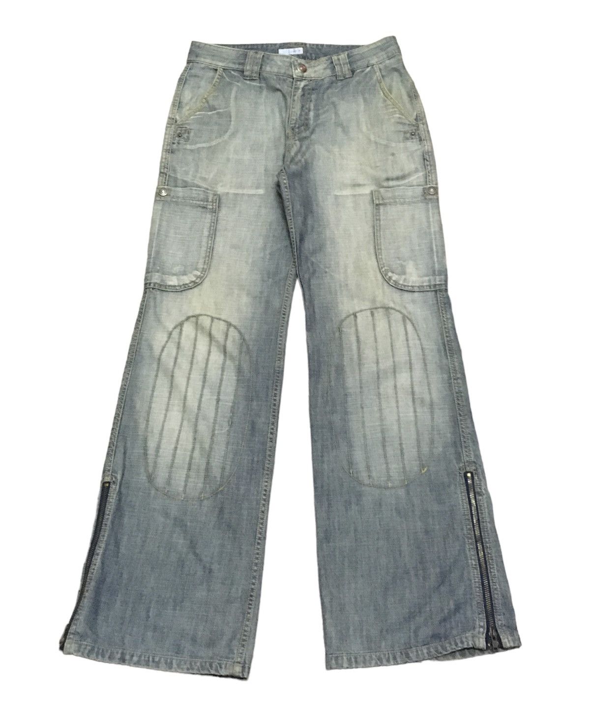 If Six Was Nine × Japanese Brand × Le Grande Bleu (L.G.B.) Rare Design Vintage Japanese Brand Crencia Jeans 1990s Size US 30 / EU 46 - 1 Thumbnail