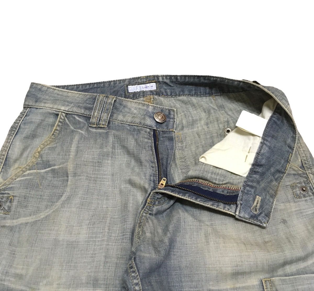 If Six Was Nine × Japanese Brand × Le Grande Bleu (L.G.B.) Rare Design Vintage Japanese Brand Crencia Jeans 1990s Size US 30 / EU 46 - 6 Thumbnail