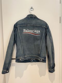 Balenciaga jean hot sale jacket 2017