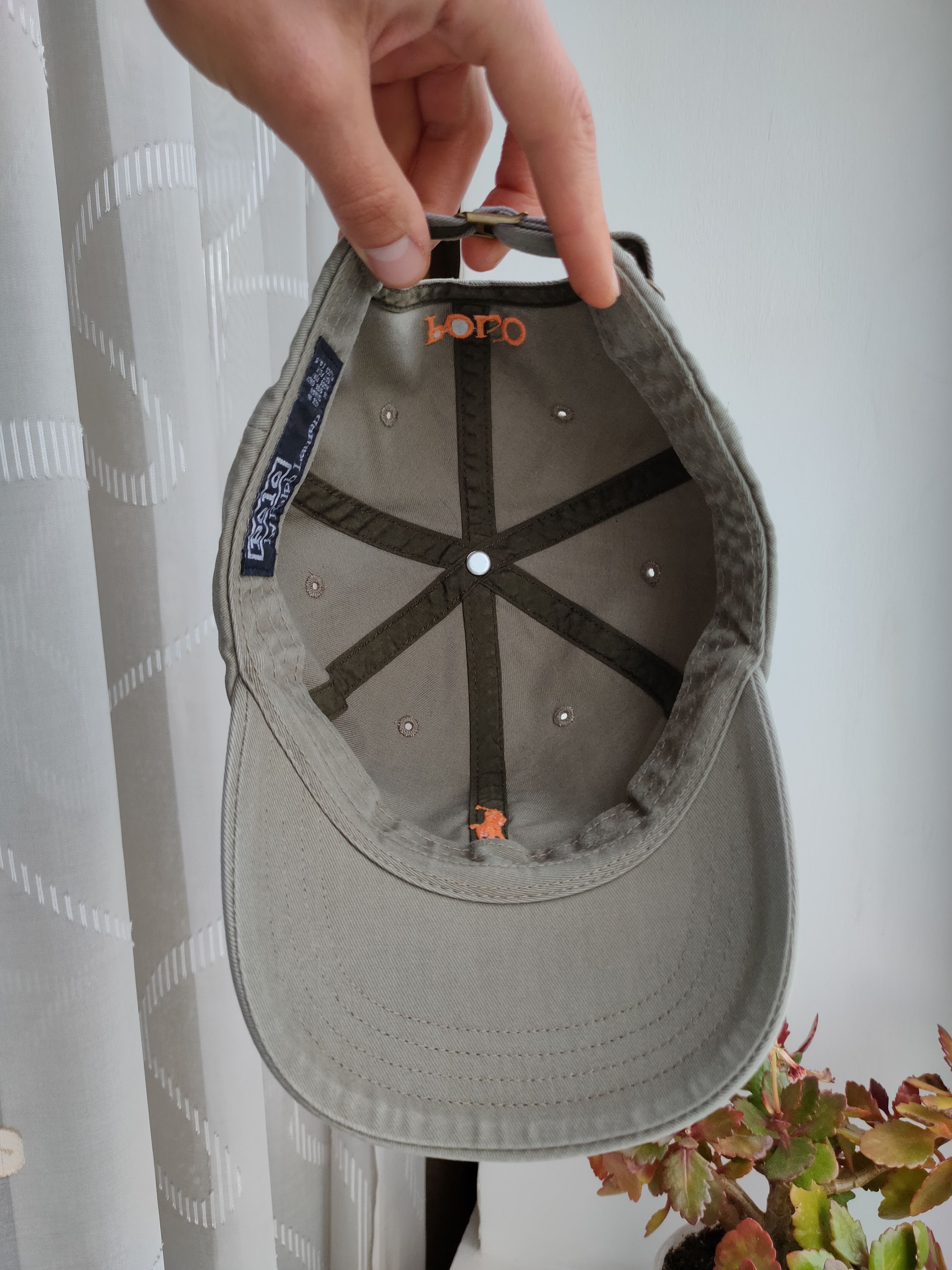 Polo Ralph Lauren Vintage Polo Ralph Lauren Cap Hat Polo RL orange logo Size ONE SIZE - 5 Thumbnail
