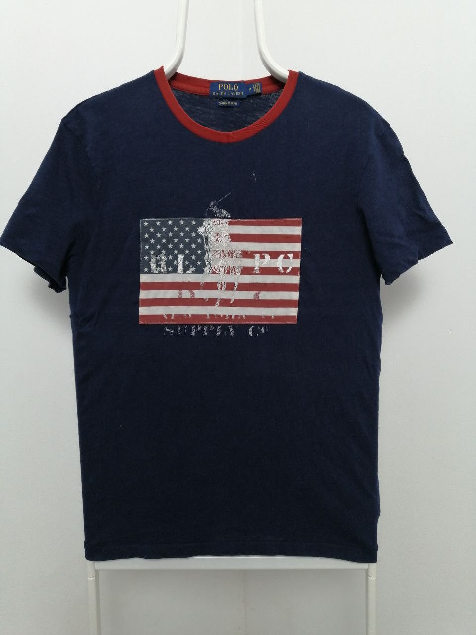 Polo Ralph Lauren Polo Ralph Lauren T-shirt with American Flag Size US M / EU 48-50 / 2 - 1 Thumbnail