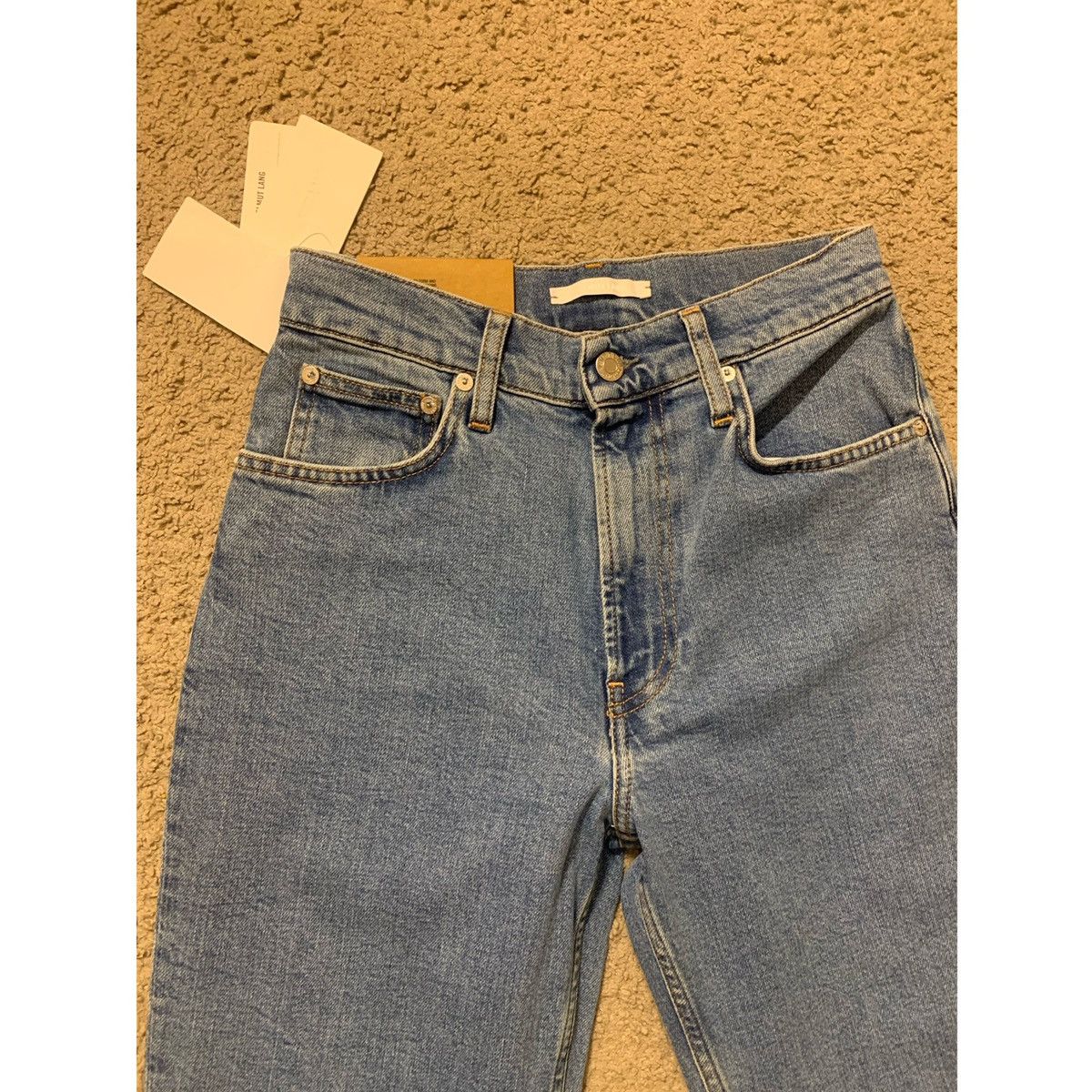 Helmut Lang HELMUT LANG LEATHER STRAP JEANS Size 26" / US 2 / IT 38 - 5 Thumbnail