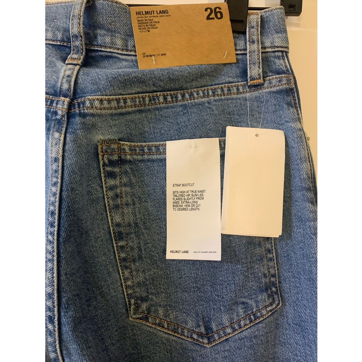 Helmut Lang HELMUT LANG LEATHER STRAP JEANS Size 26" / US 2 / IT 38 - 13 Thumbnail