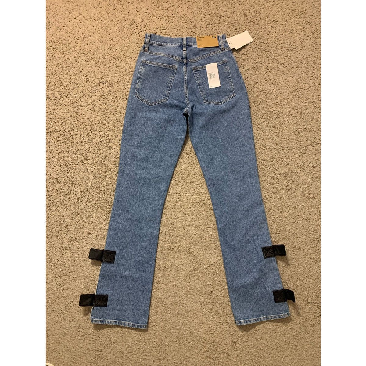 Helmut Lang HELMUT LANG LEATHER STRAP JEANS Size 26" / US 2 / IT 38 - 2 Thumbnail