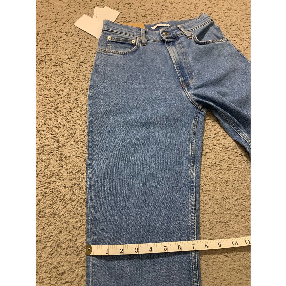 Helmut Lang HELMUT LANG LEATHER STRAP JEANS Size 26" / US 2 / IT 38 - 9 Thumbnail