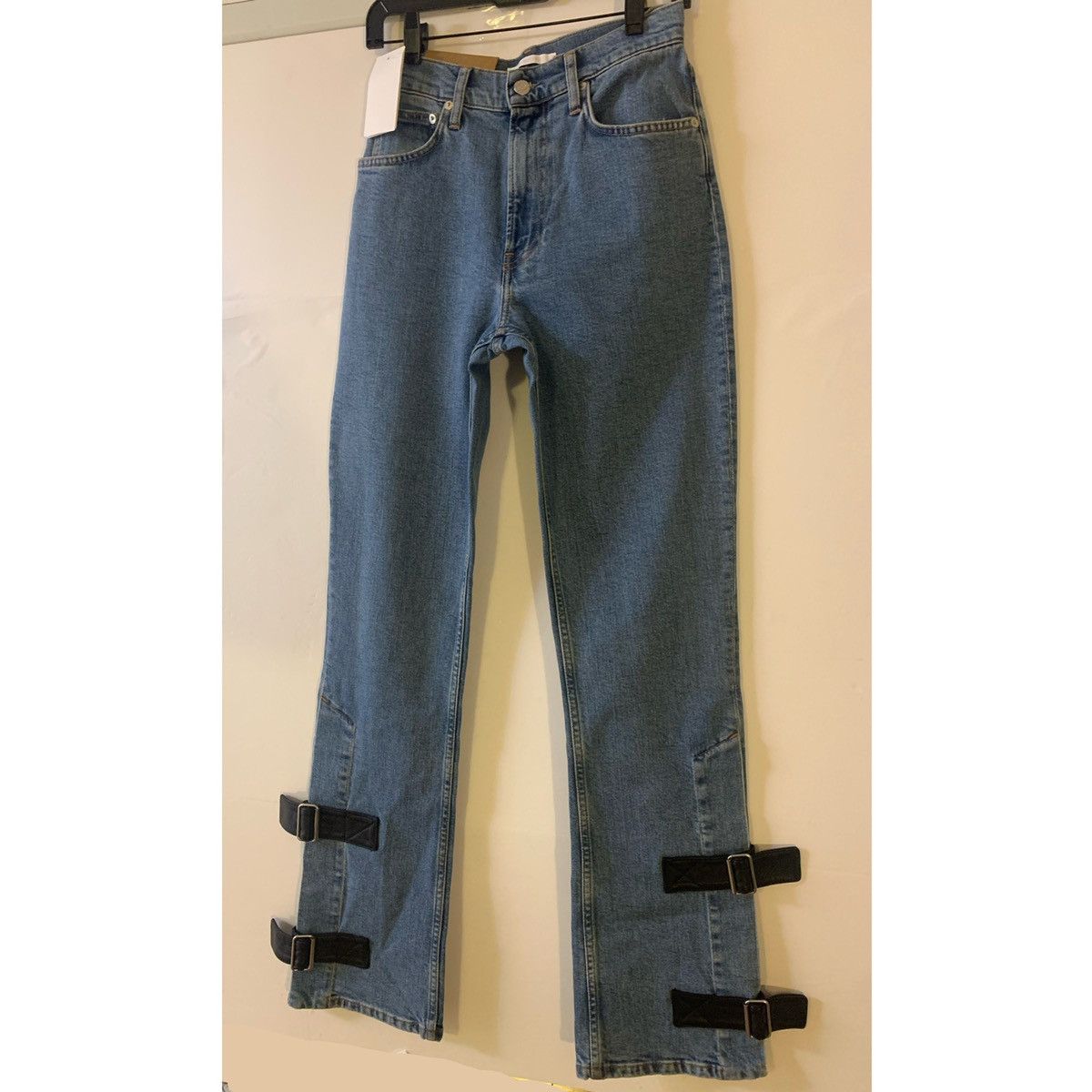 Helmut Lang HELMUT LANG LEATHER STRAP JEANS Size 26" / US 2 / IT 38 - 15 Thumbnail