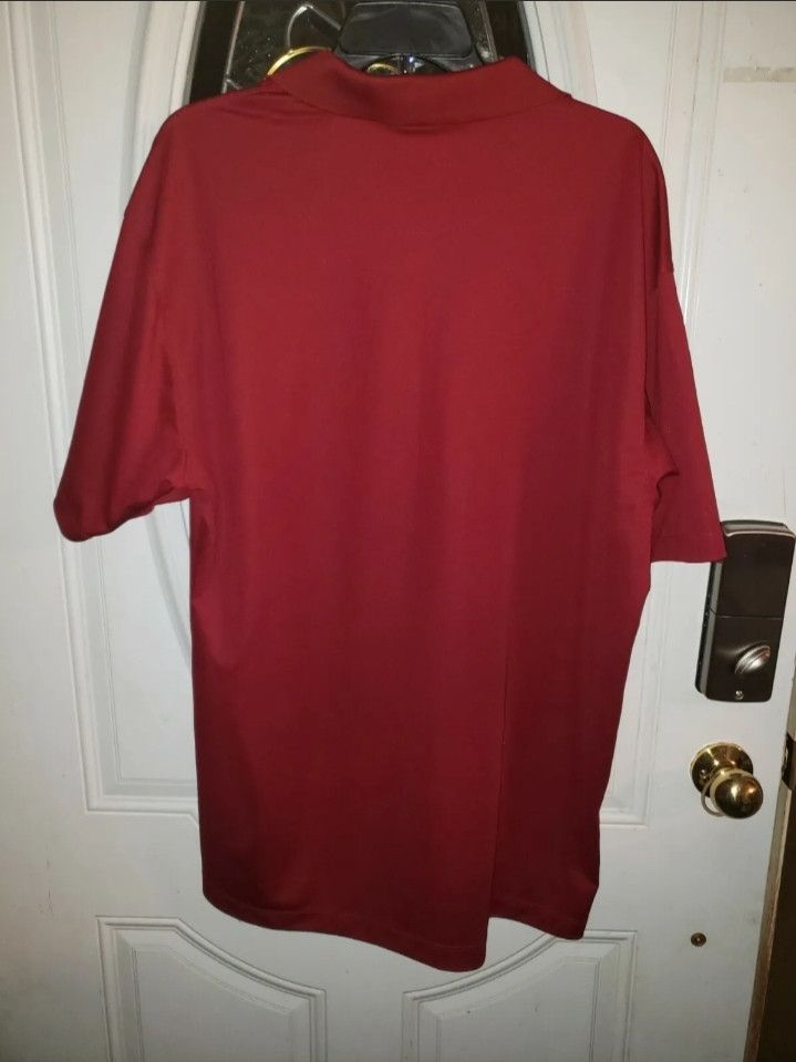 Nike NWT Nike Golf Polo Shirt LG Burgandy Dri Fit Size US XL / EU 56 / 4 - 4 Thumbnail