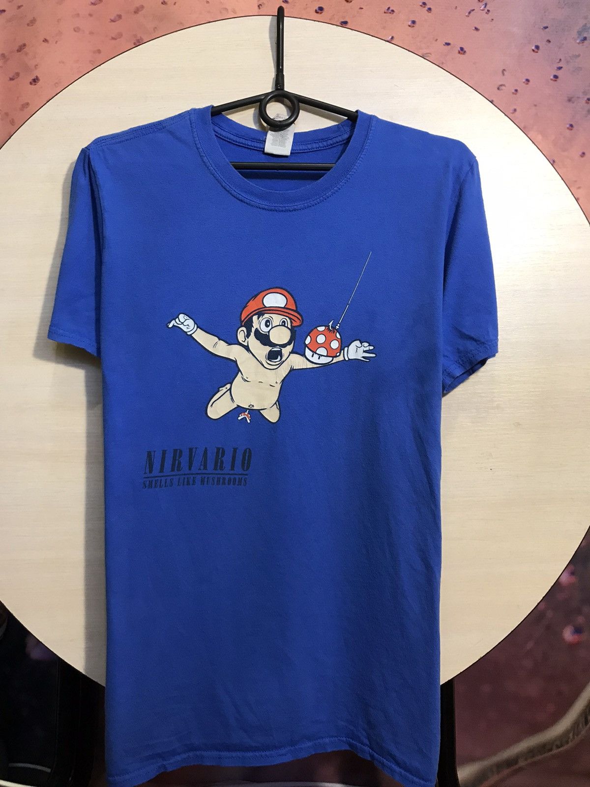 Band Tees × Nirvana × Vintage Vintage Nirvario band streetwear humor nirvana tee Size US M / EU 48-50 / 2 - 2 Thumbnail