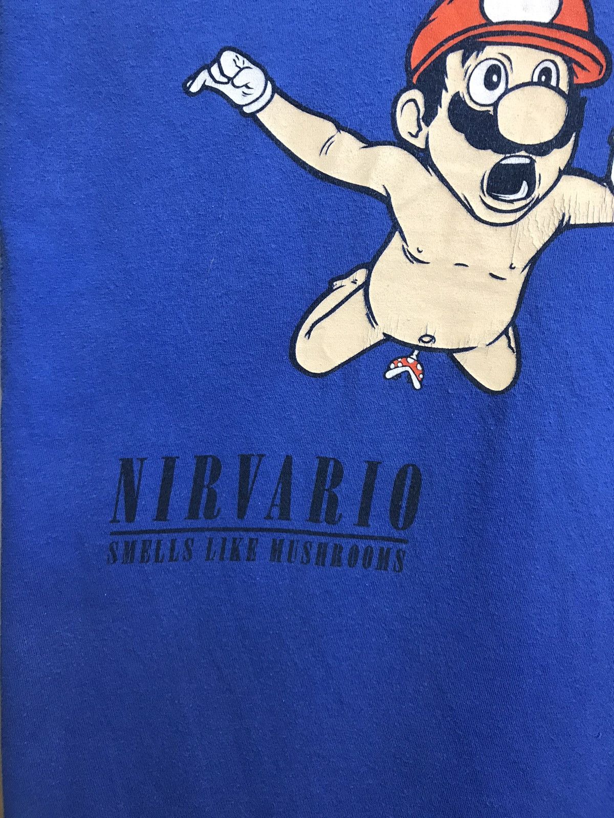 Band Tees × Nirvana × Vintage Vintage Nirvario band streetwear humor nirvana tee Size US M / EU 48-50 / 2 - 4 Thumbnail