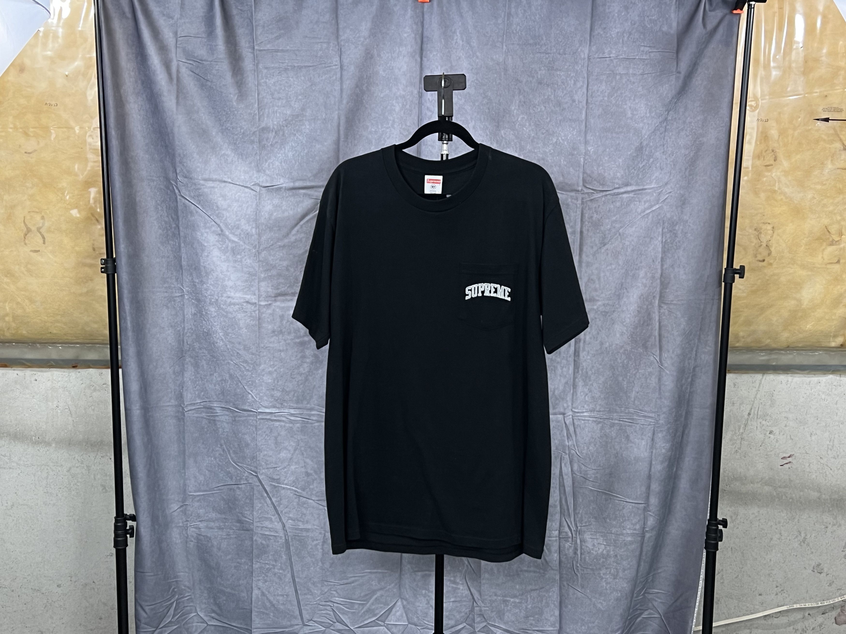 Supreme NFL x Raiders x '47 Pocket Tee Black