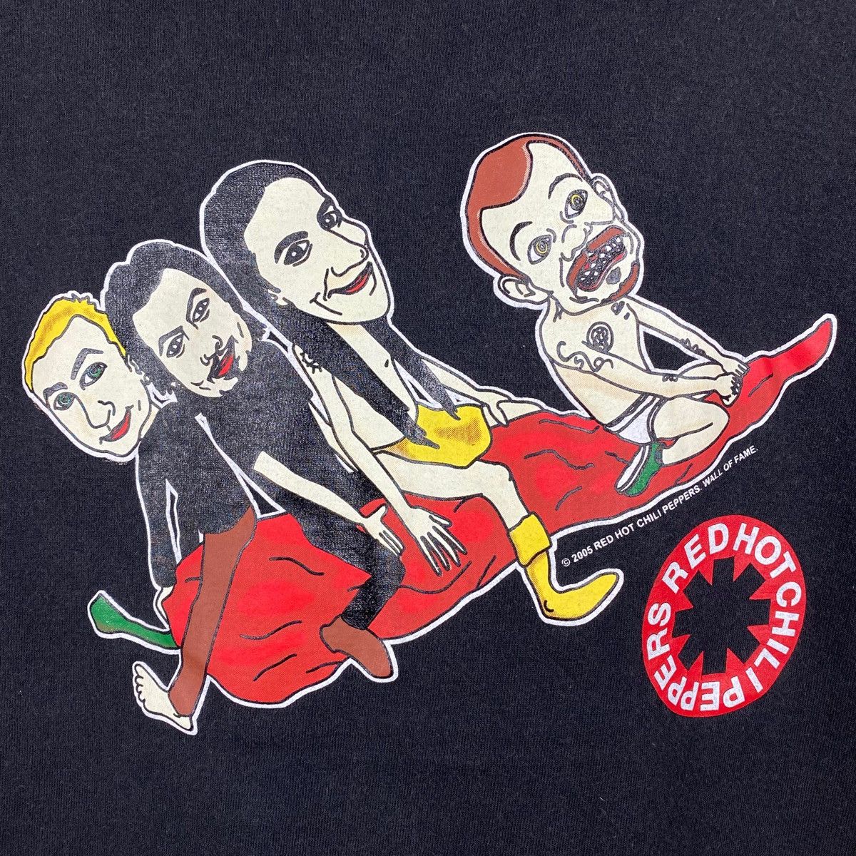 Band Tees × Vintage VINTAGE RED HOT CHILI PEPPERS BAND CARTOON GRAPHIC TEE Size US S / EU 44-46 / 1 - 3 Thumbnail