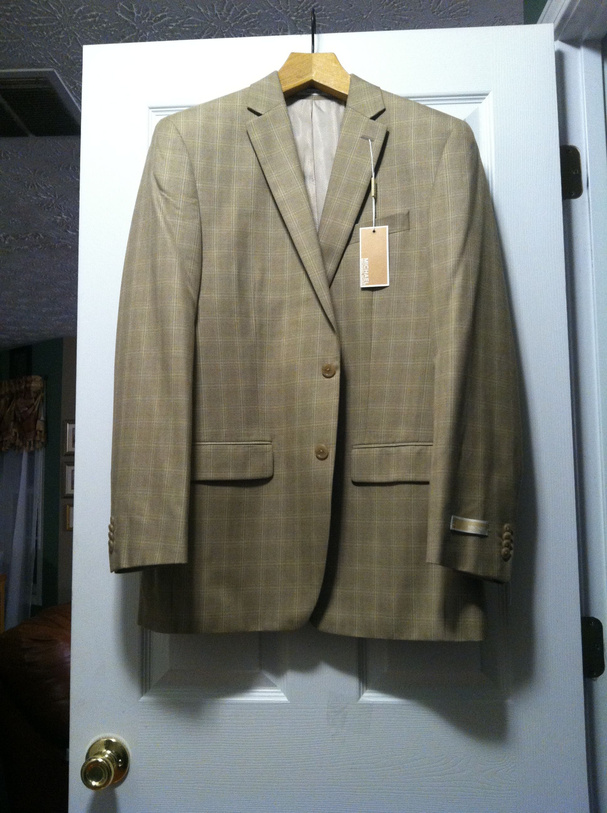 Michael Kors MICHAEL KORS MEN'S SPORT JACKET COAT BLAZER SIZE: 40L Size 40L - 2 Thumbnail