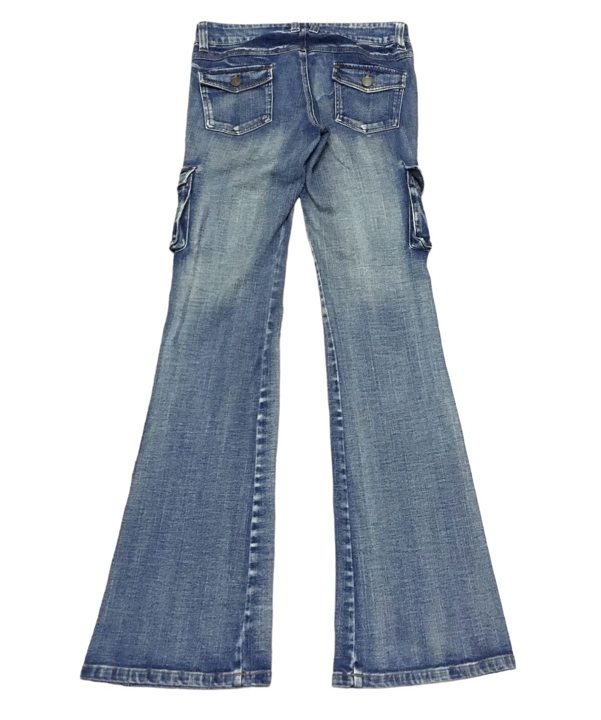 Japanese Brand × Le Grande Bleu (L.G.B.) Very Rare Vintage Japanese Brand Paravion Flared Jeans 1990s Size US 32 / EU 48 - 2 Thumbnail