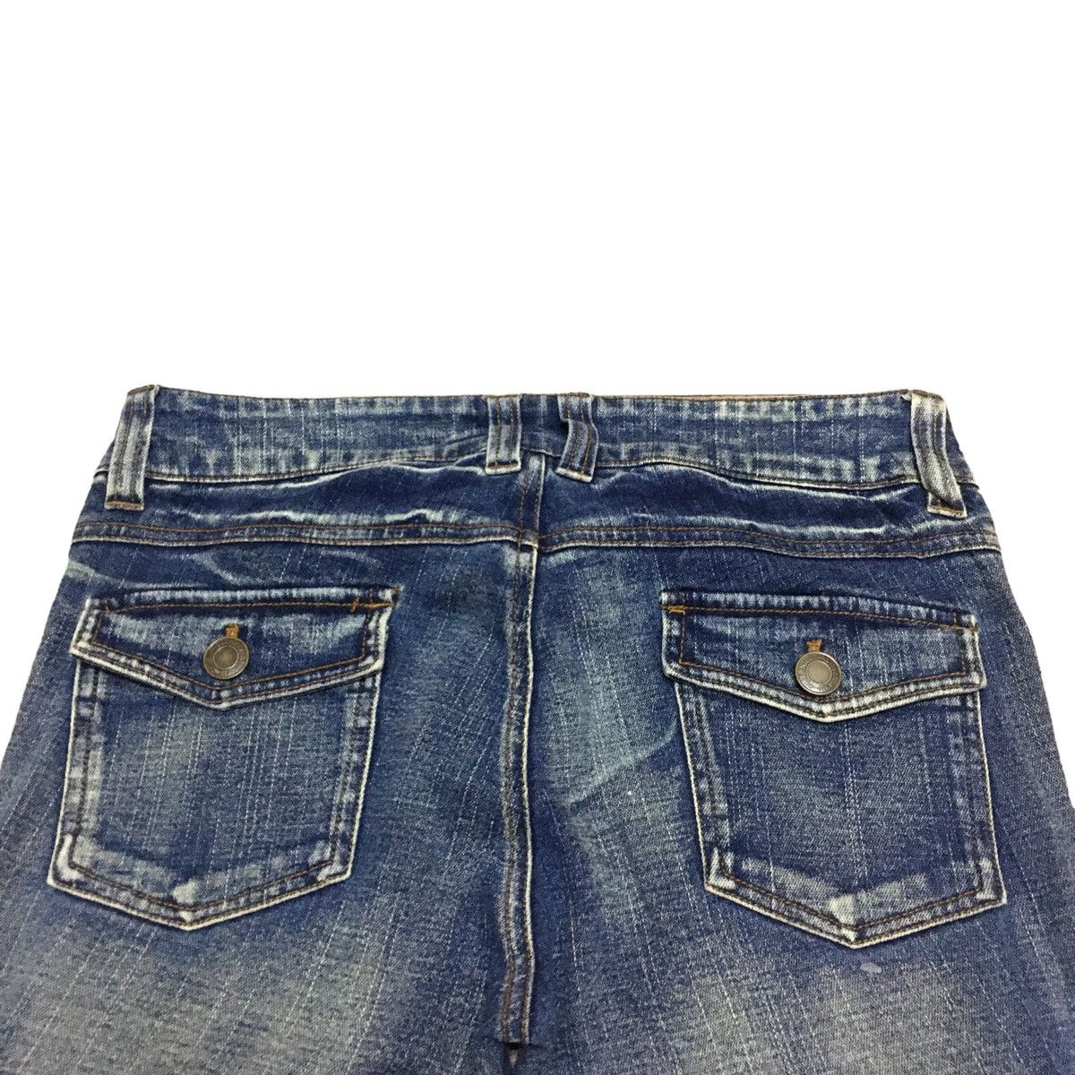 Japanese Brand × Le Grande Bleu (L.G.B.) Very Rare Vintage Japanese Brand Paravion Flared Jeans 1990s Size US 32 / EU 48 - 4 Thumbnail