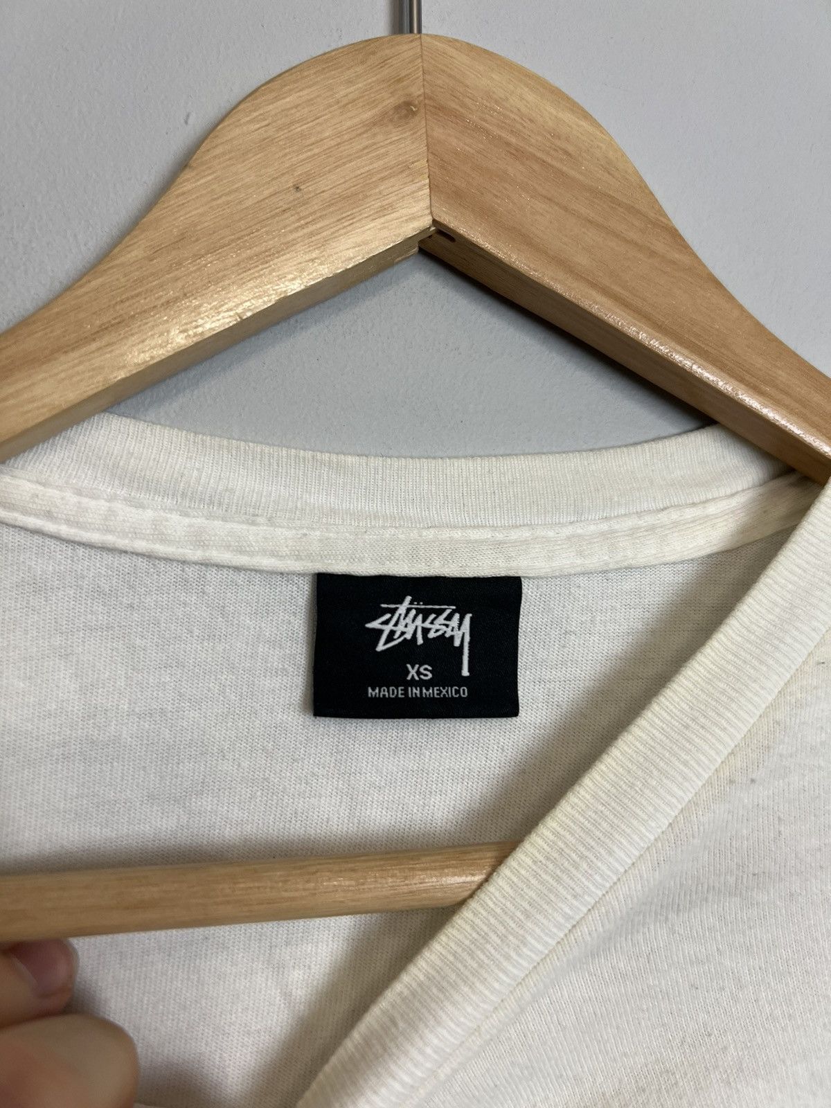 Stussy Rare Y2M Stussy Mini Logo Streetwear Longsleeve Hype White Size US XS / EU 42 / 0 - 6 Thumbnail