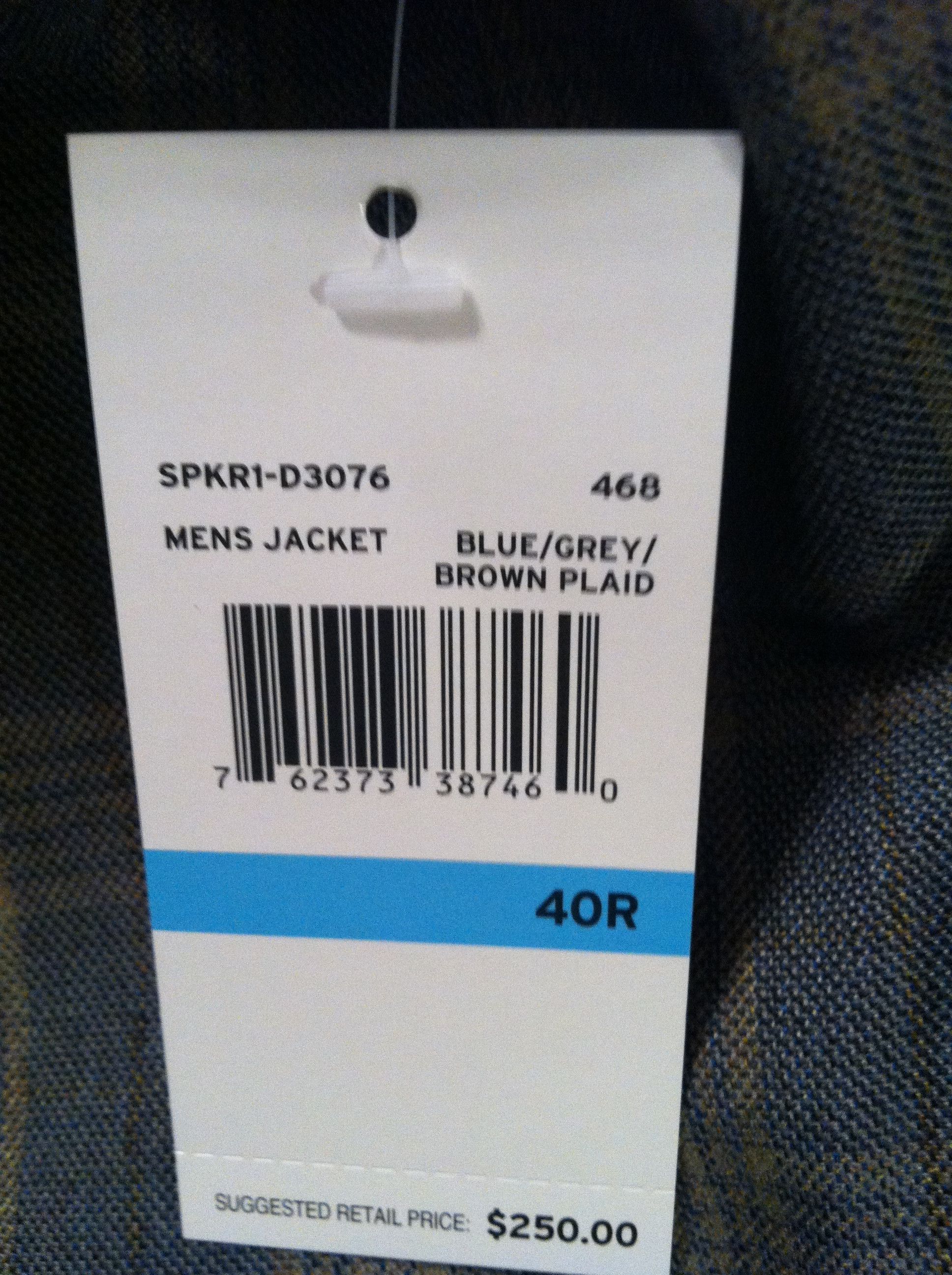 Perry Ellis PERRY ELLIS SPORT JACKET Size 40R - 7 Thumbnail