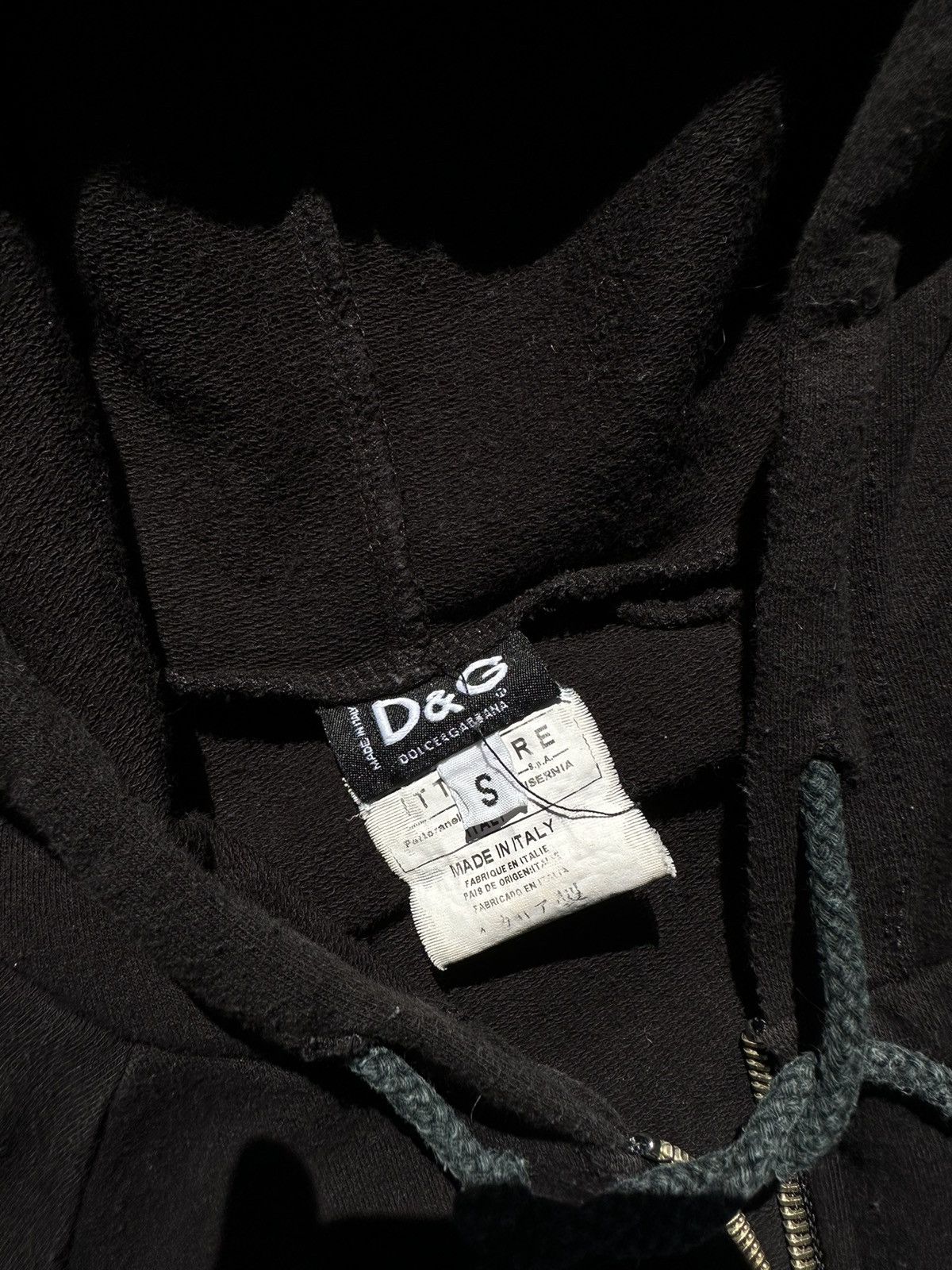 Dolce & Gabbana × Vintage Vintage 90s Dolce & Gabbana Women’s Zip Hoodie Size S / US 4 / IT 40 - 3 Thumbnail