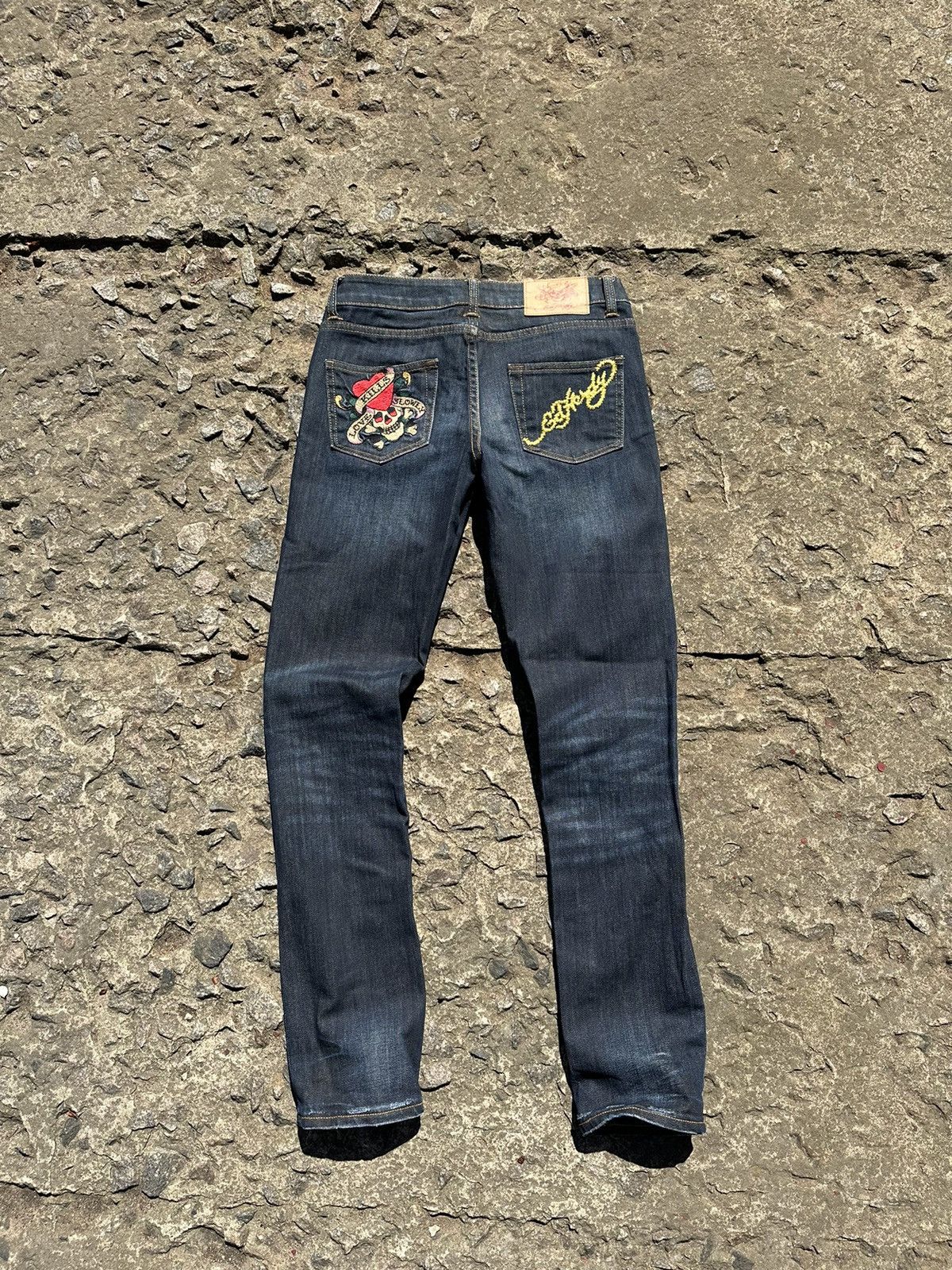 Christian Audigier × Ed Hardy × Vintage Vintage Y2K Ed Hardy by Christian Audigier Women’s Jeans Size 28" / US 6 / IT 42 - 1 Thumbnail