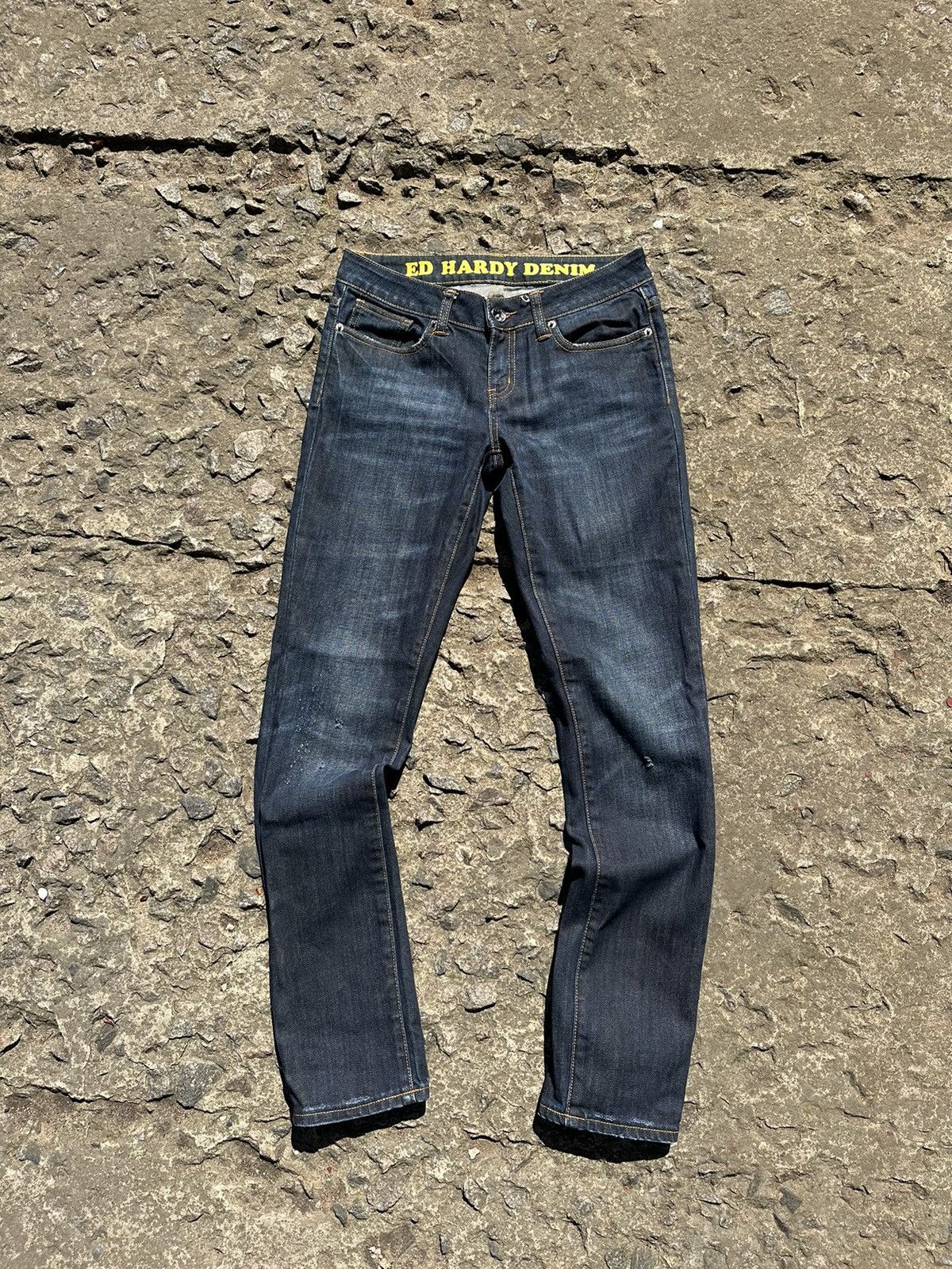 Christian Audigier × Ed Hardy × Vintage Vintage Y2K Ed Hardy by Christian Audigier Women’s Jeans Size 28" / US 6 / IT 42 - 4 Thumbnail