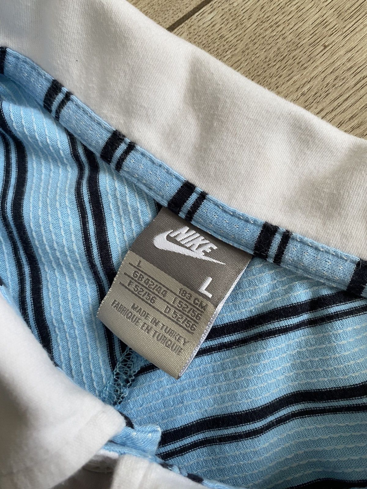 Nike × Vintage Vintage Nike Polo Swoosh Y2K Style 2000’a Size US L / EU 52-54 / 3 - 4 Thumbnail