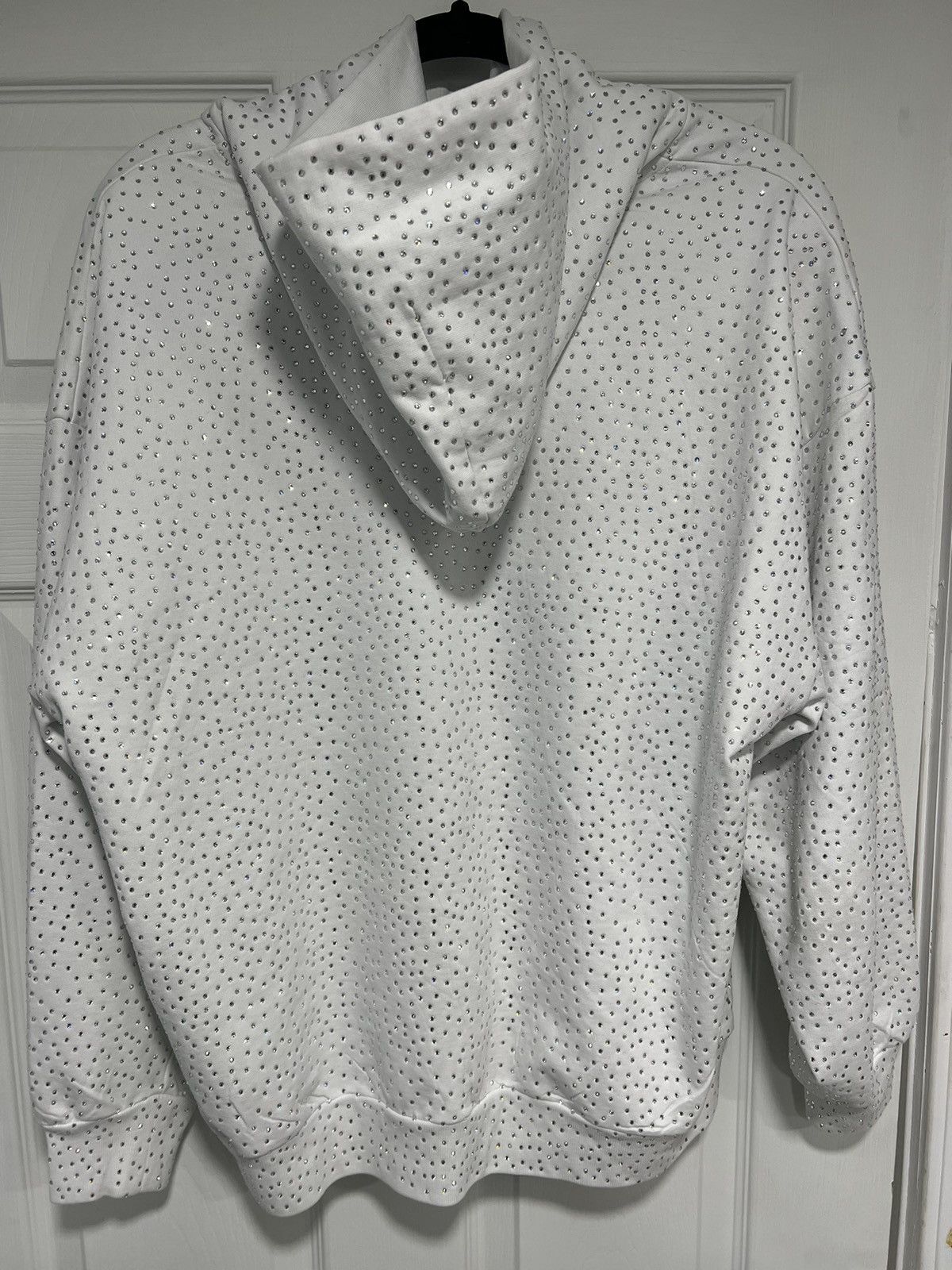 Balenciaga Balenciaga Crystal Embellished Hoodie SS23 Size US S / EU 44-46 / 1 - 3 Thumbnail