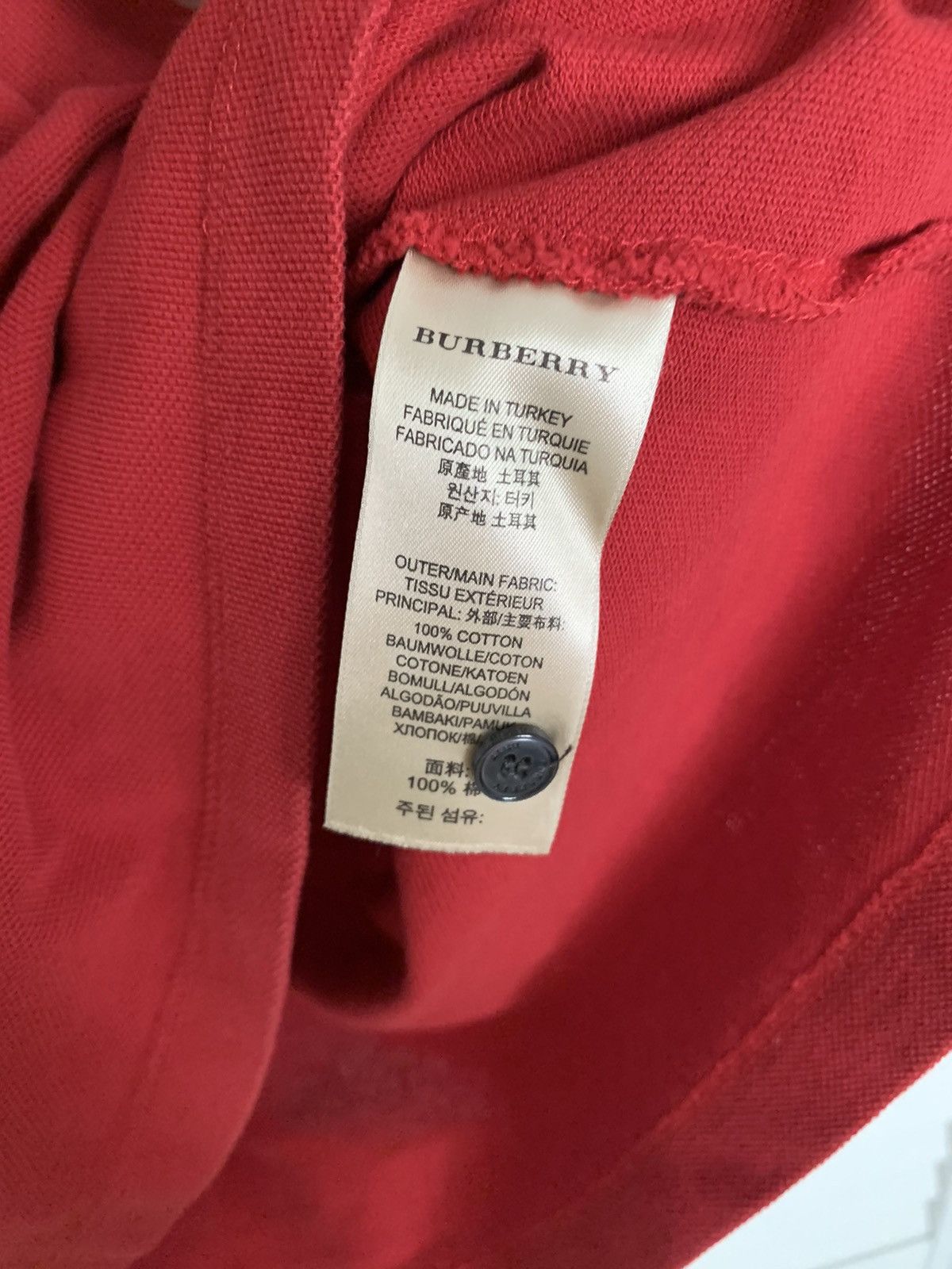 Burberry Burberry Prorsum Logo Polo Size US XL / EU 56 / 4 - 4 Thumbnail