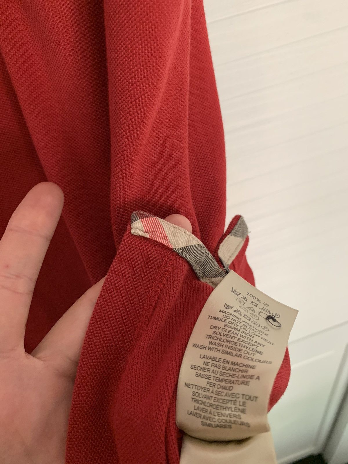 Burberry Burberry Prorsum Logo Polo Size US XL / EU 56 / 4 - 5 Thumbnail